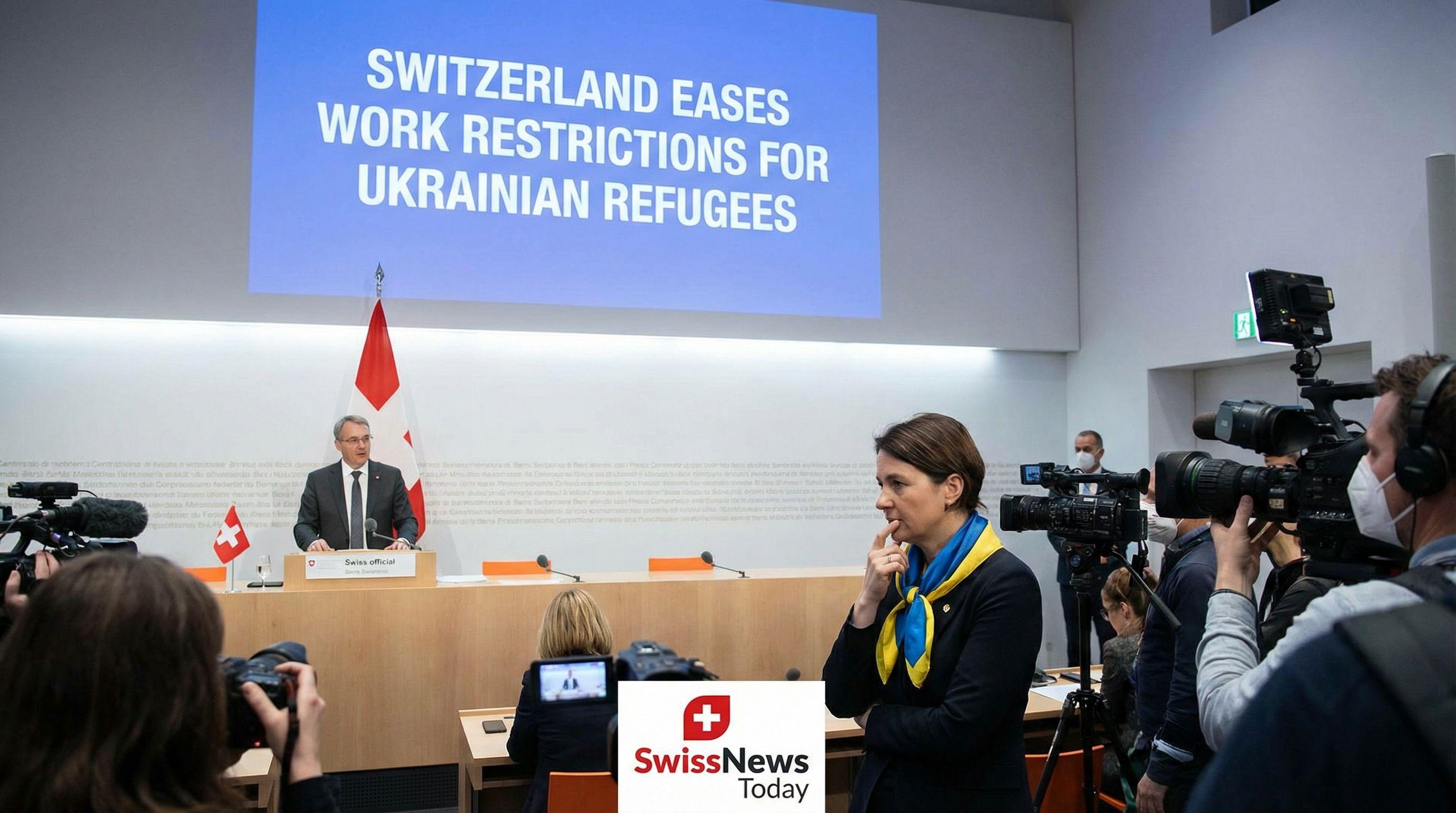Switzerland Eases Work Restrictions for Ukrainian Refugees