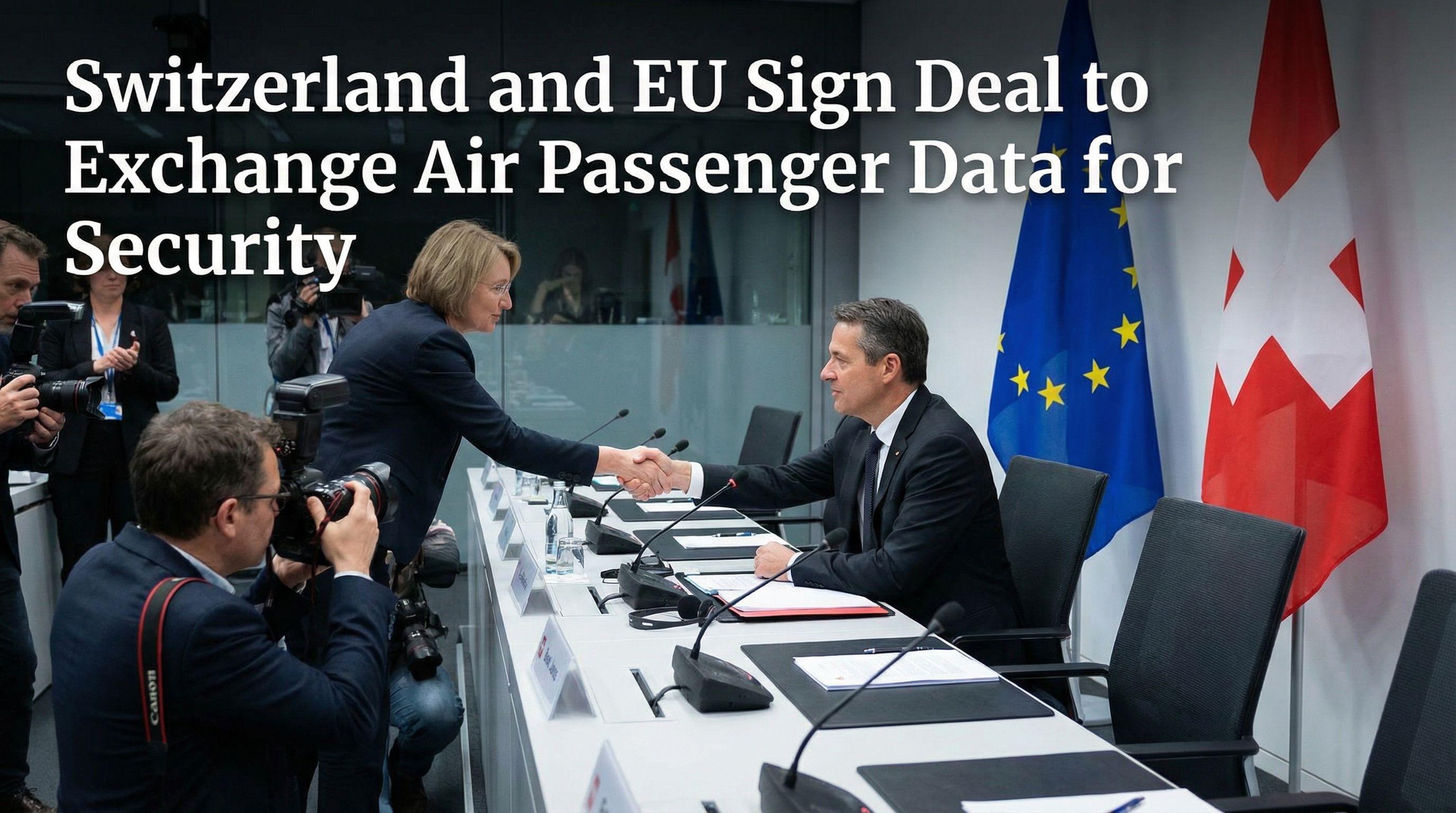 Switzerland and EU Sign Deal to Exchange Air Passenger Data for Security