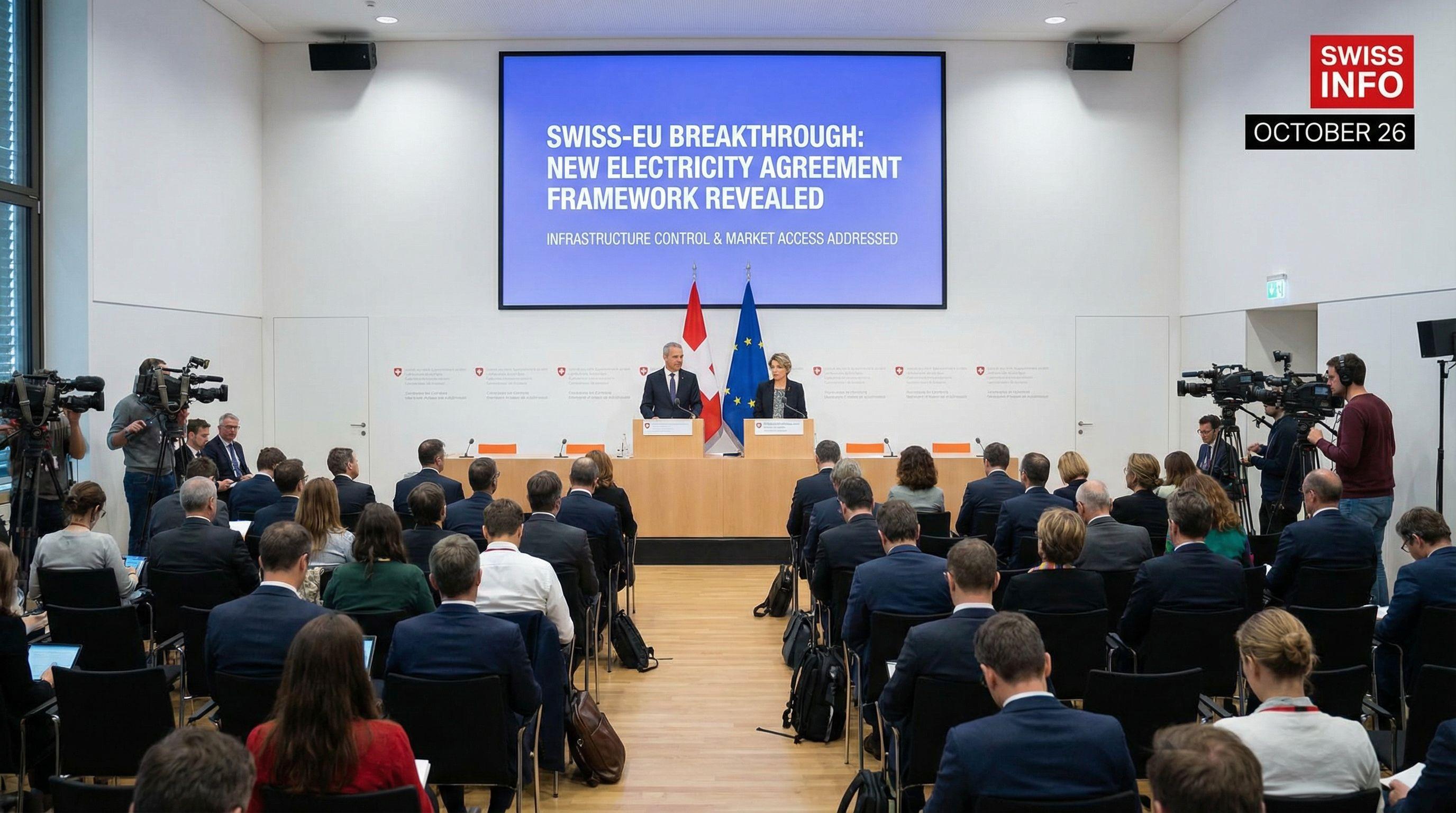 Switzerland-EU Breakthrough: New Electricity Agreement Framework Revealed