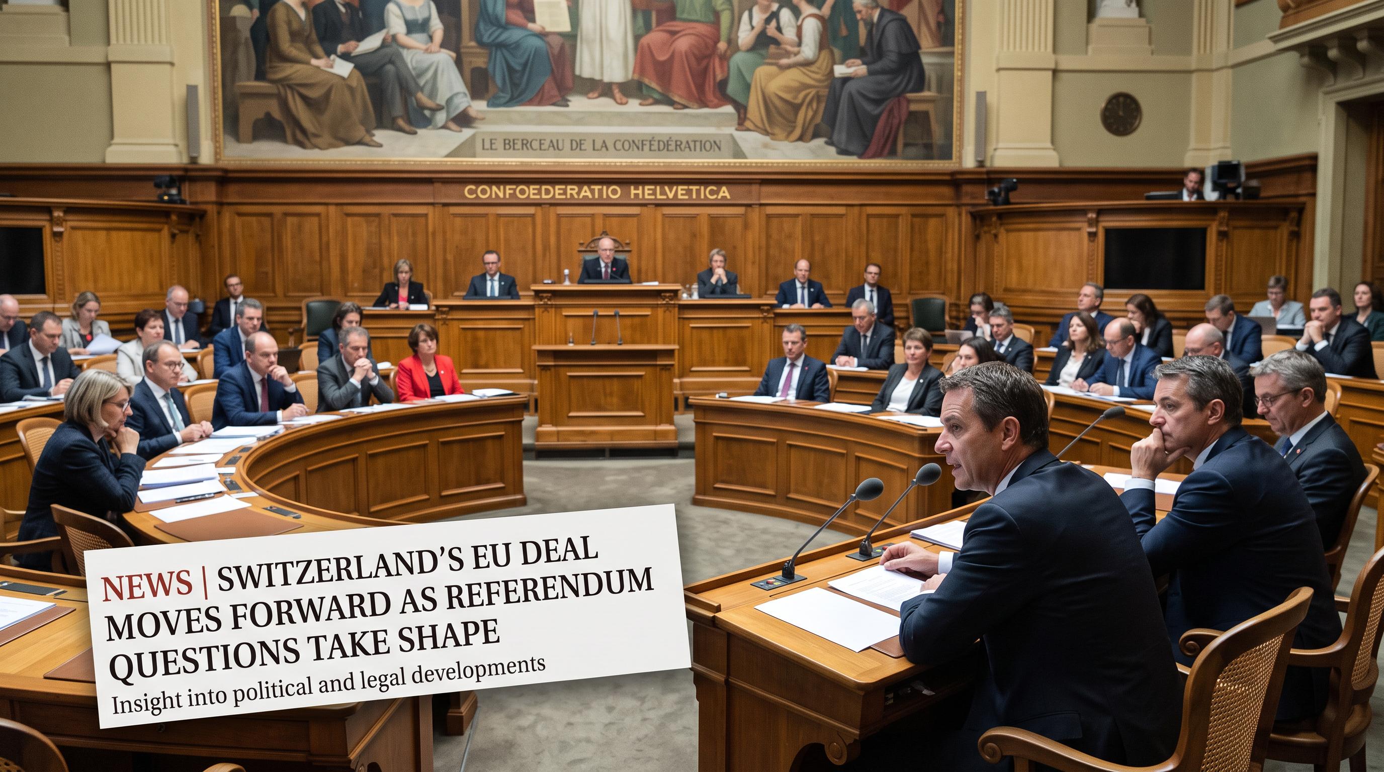 Switzerland’s EU deal moves forward as referendum questions take shape