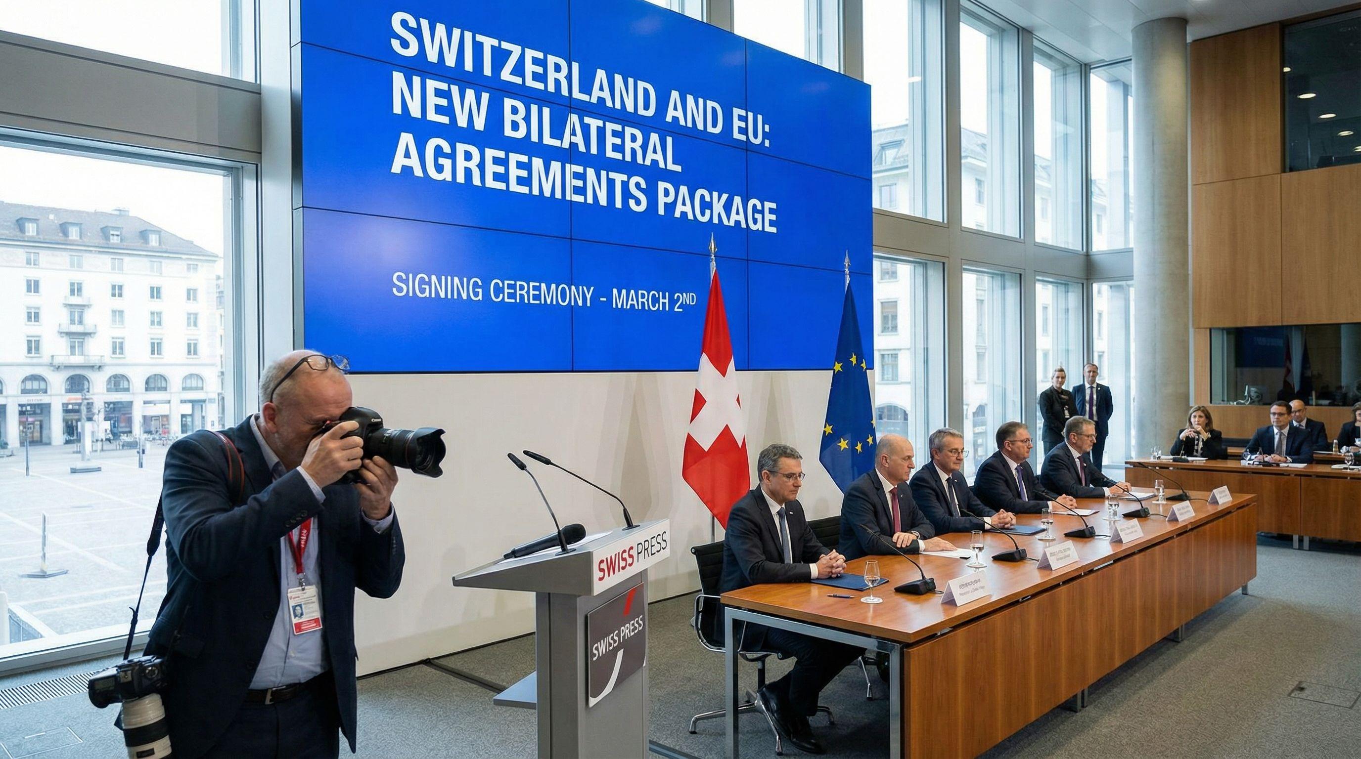 Switzerland and EU to Sign New Bilateral Agreements Package Next Week