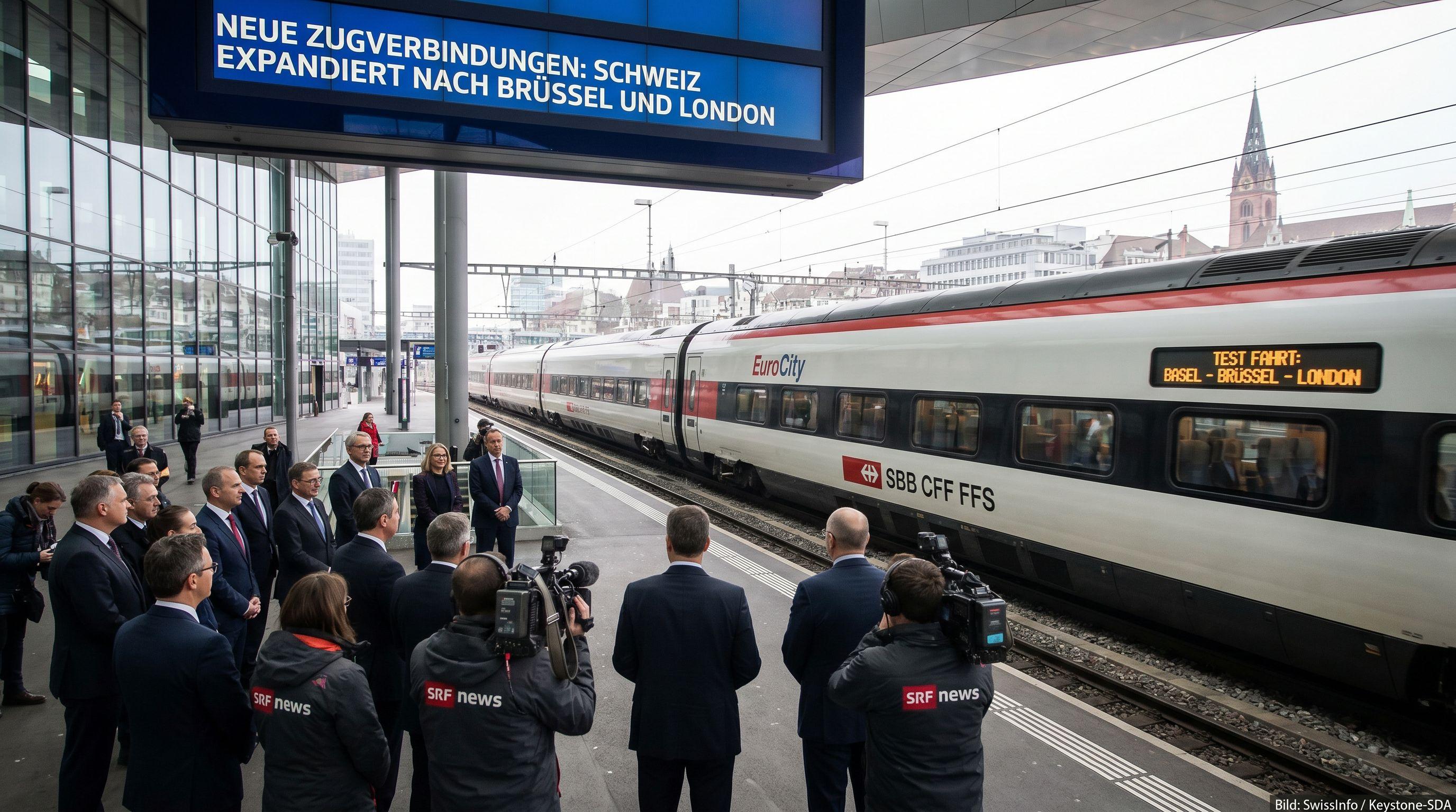 Switzerland Expands International Rail Links with New Routes to Brussels and London