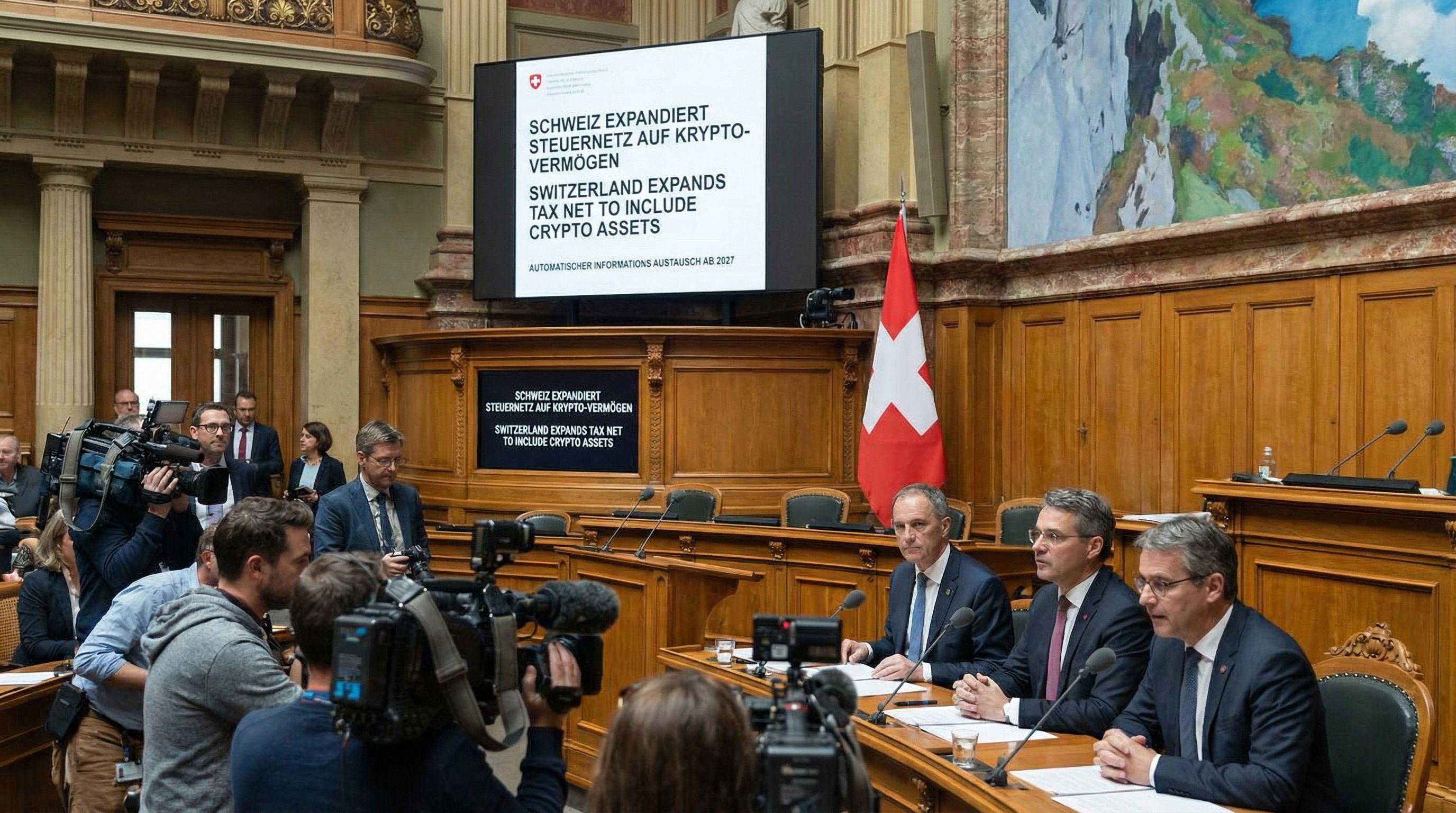 Switzerland Expands Tax Net to Include Crypto Assets