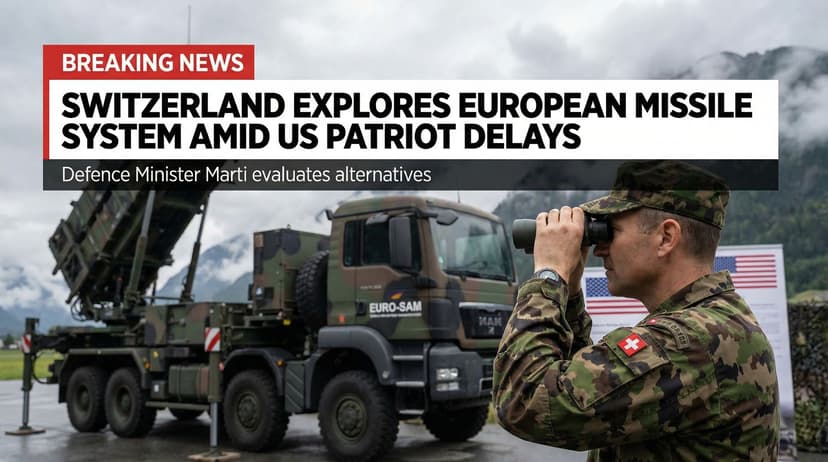 Switzerland Explores European Missile System Amid US Patriot Delays