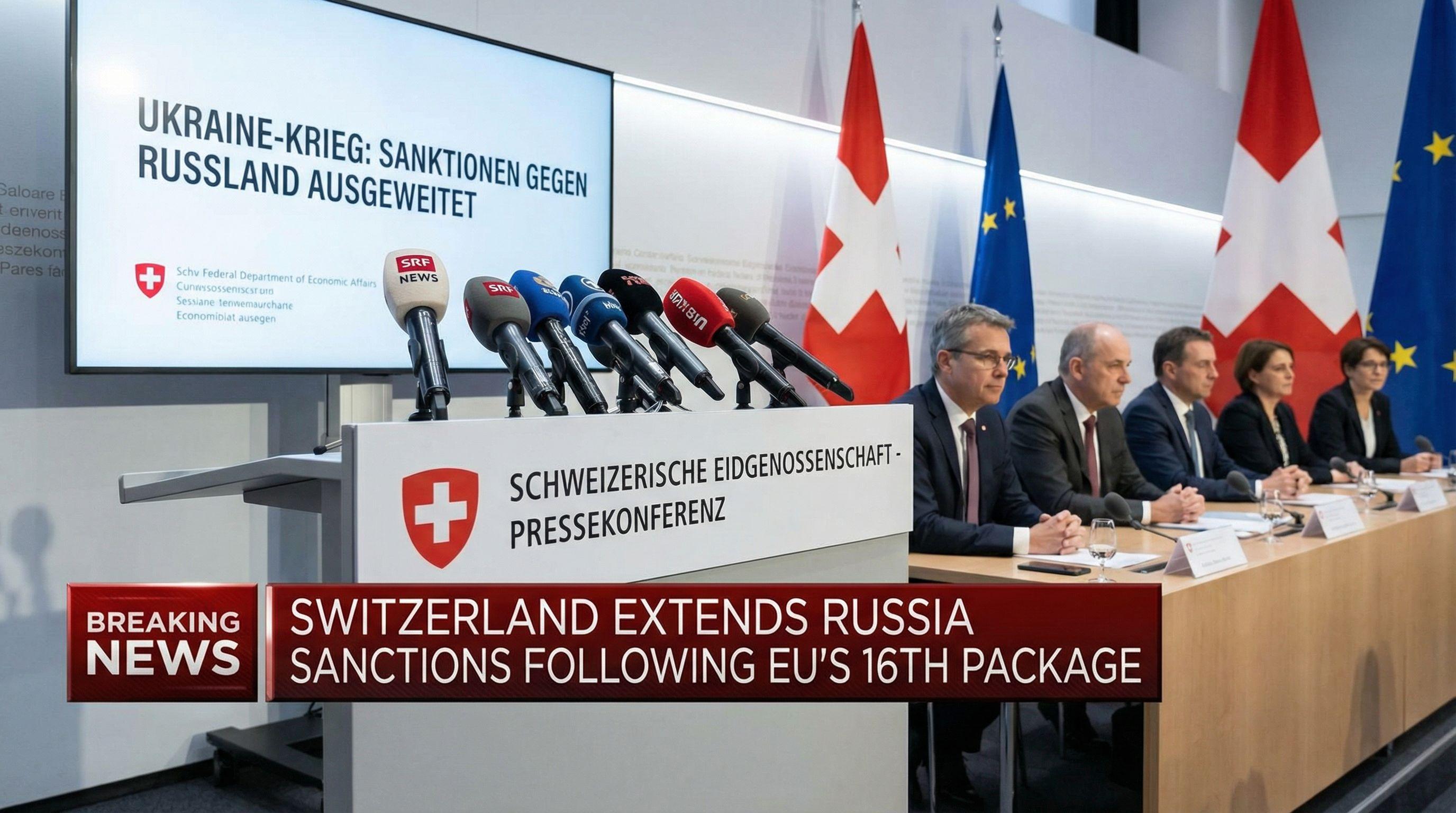 Switzerland Extends Russia Sanctions Following EU's 16th Package