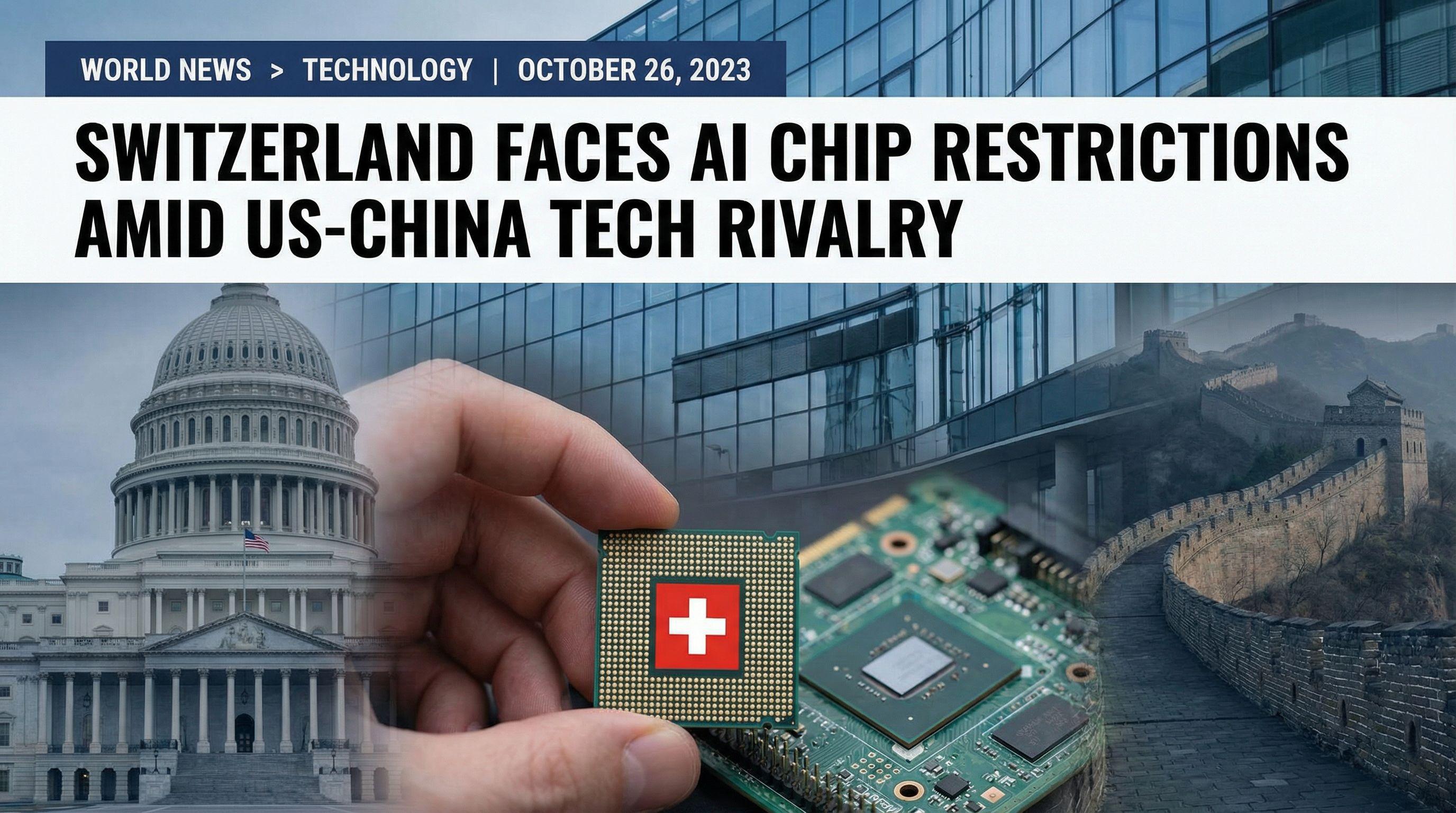 Switzerland faces AI chip restrictions amid US-China tech rivalry