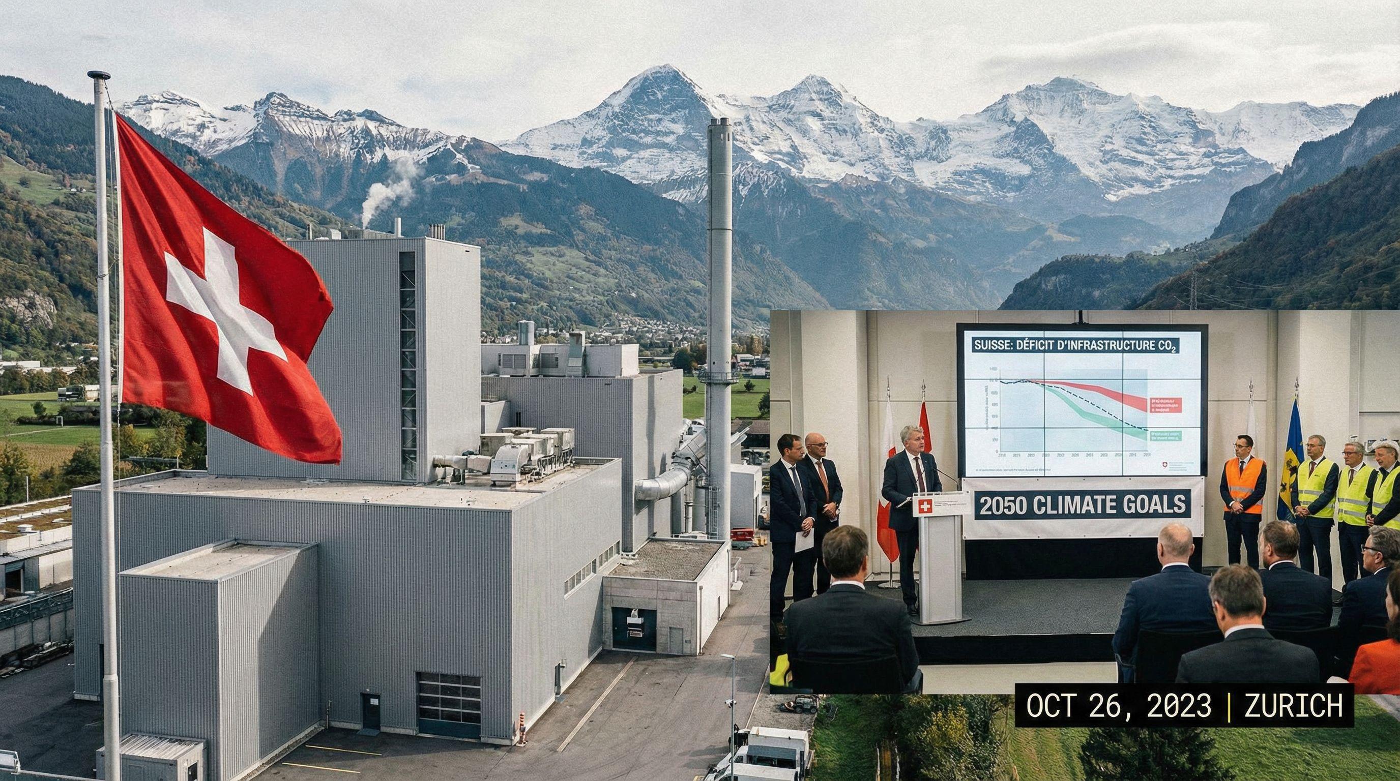 Switzerland Faces Critical CO2 Infrastructure Gap for 2050 Climate Goals