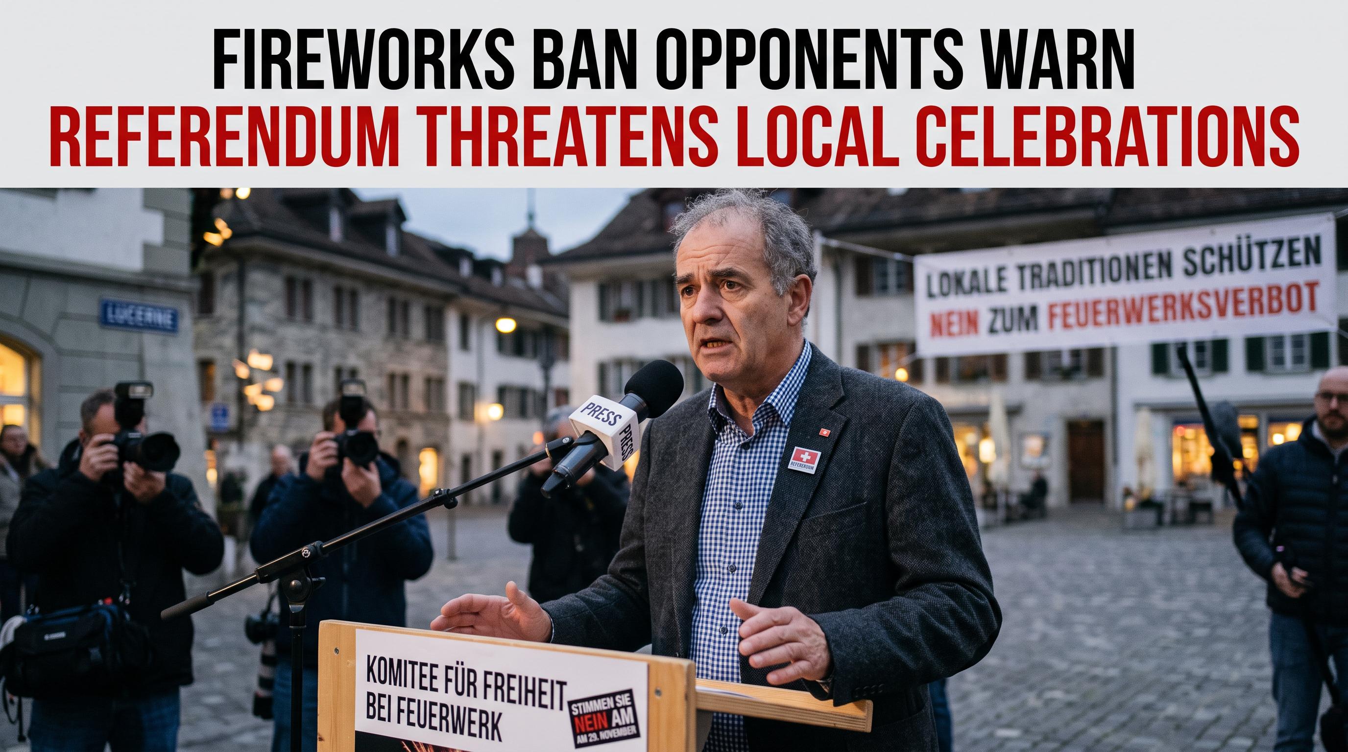 Fireworks ban opponents warn referendum threatens local celebrations