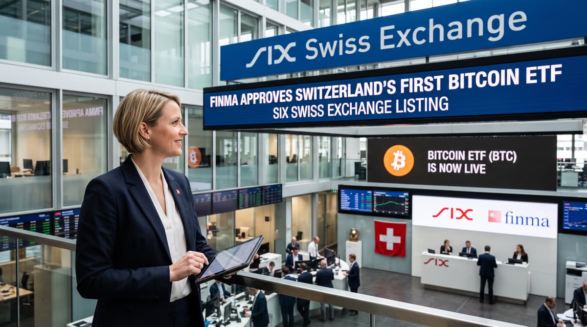 FINMA approves Switzerland’s first publicly traded bitcoin ETF