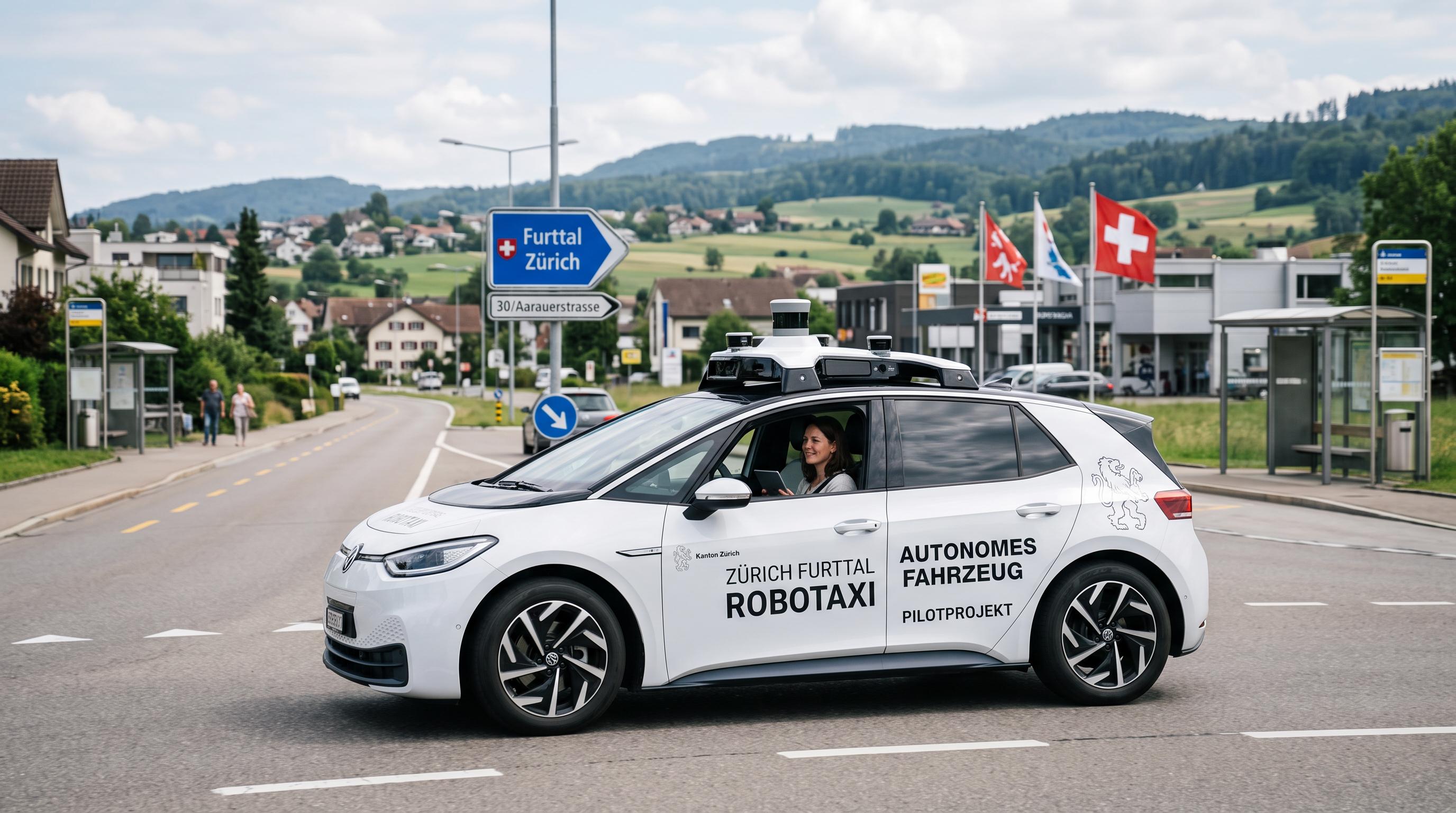 Switzerland’s first public robotaxi service begins in Zurich canton