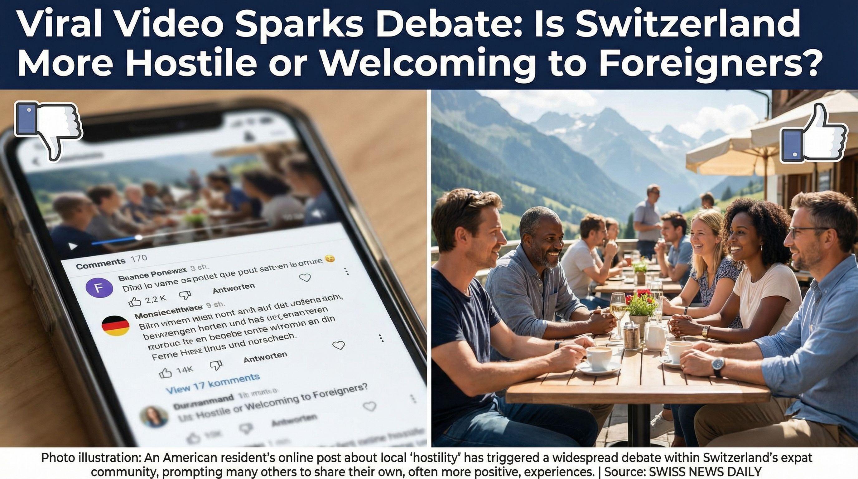 Viral Video Sparks Debate: Is Switzerland More Hostile or Welcoming to Foreigners?