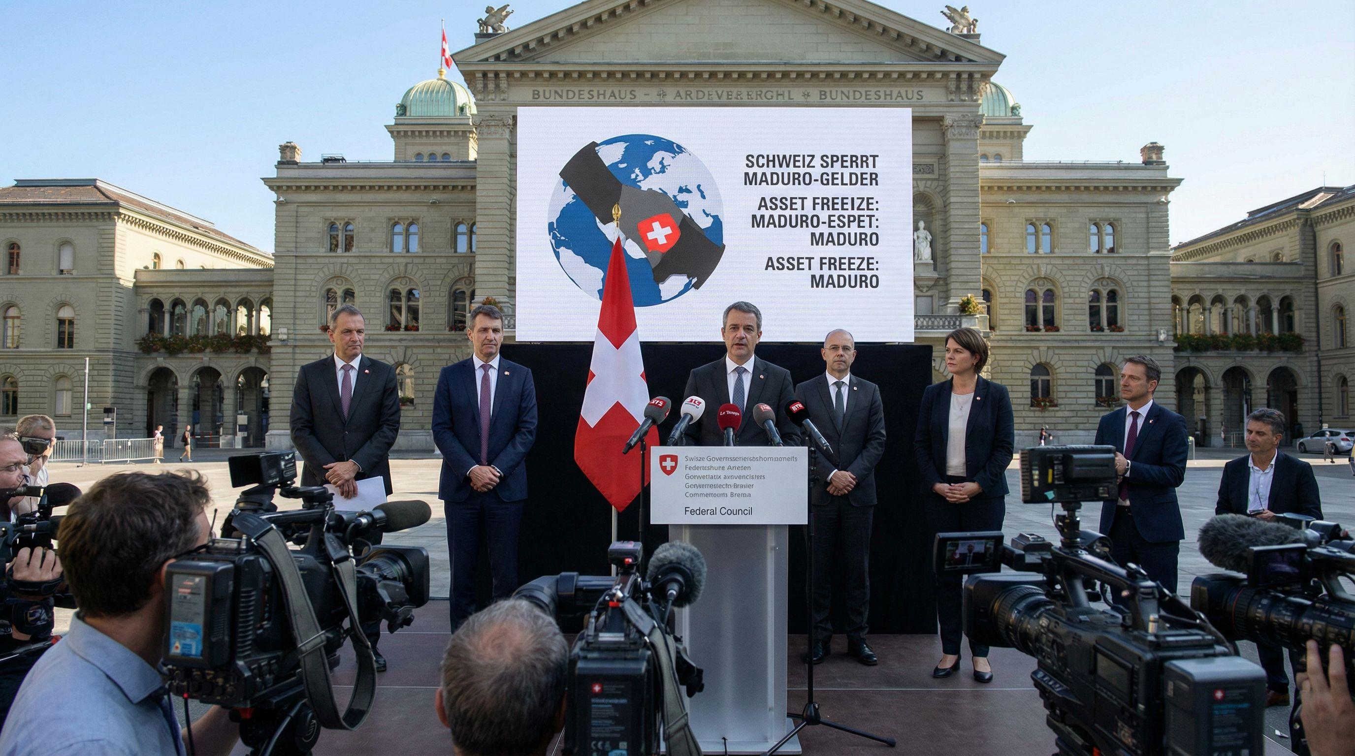 Switzerland Freezes Assets of Venezuela's Nicolás Maduro