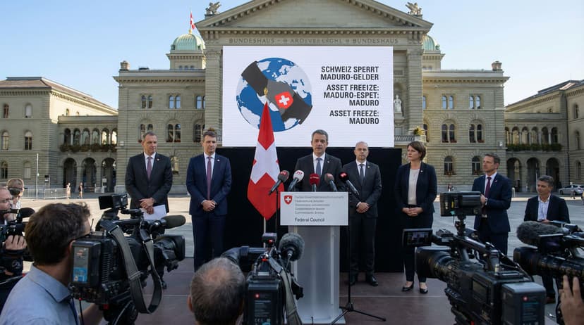 Switzerland Freezes Assets of Venezuela's Nicolás Maduro