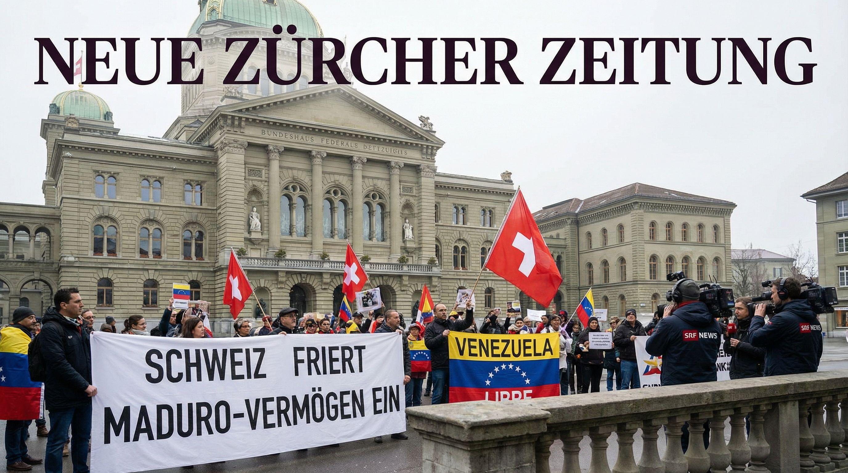 Switzerland Freezes Assets Linked to Venezuela's Maduro Amid Protests in Bern