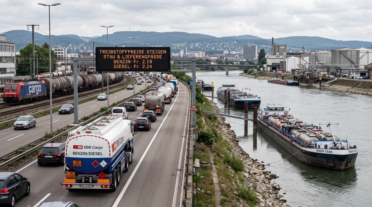 Fuel costs rise as transport disruptions squeeze Swiss supplies