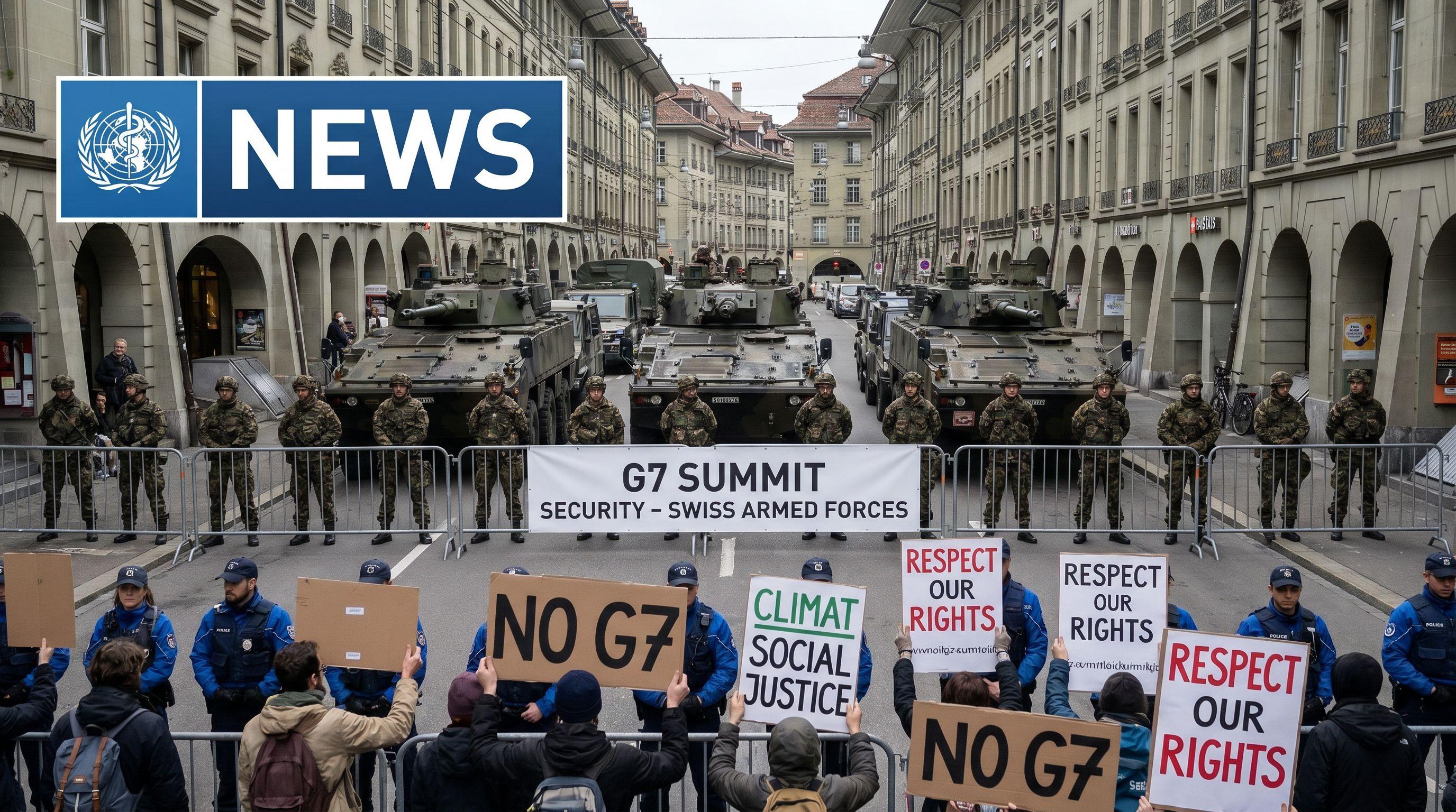 Switzerland Mobilizes 4,000 Soldiers for G7 Summit Security Amidst Legal Protests