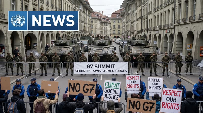 Switzerland Mobilizes 4,000 Soldiers for G7 Summit Security Amidst Legal Protests