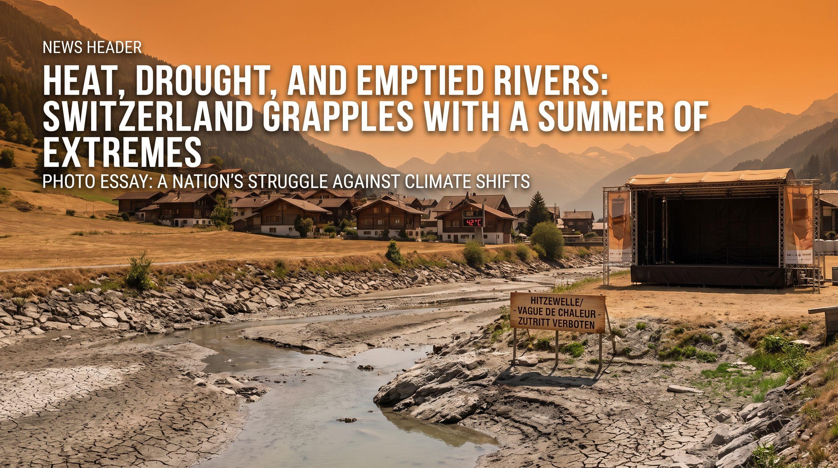 Heat, Drought, and Emptied Rivers: Switzerland Grapples with a Summer of Extremes
