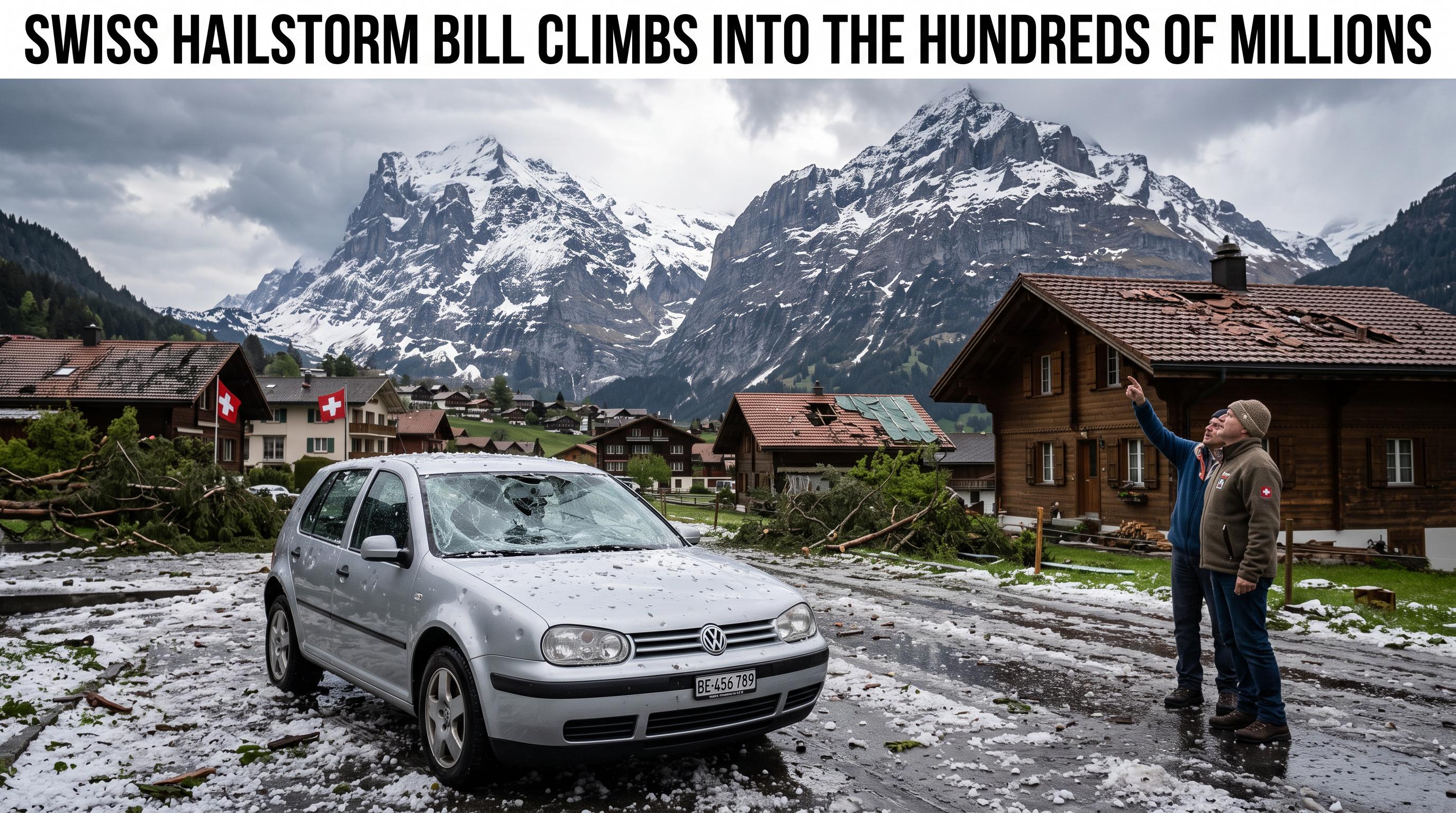 Swiss hailstorm bill climbs into the hundreds of millions
