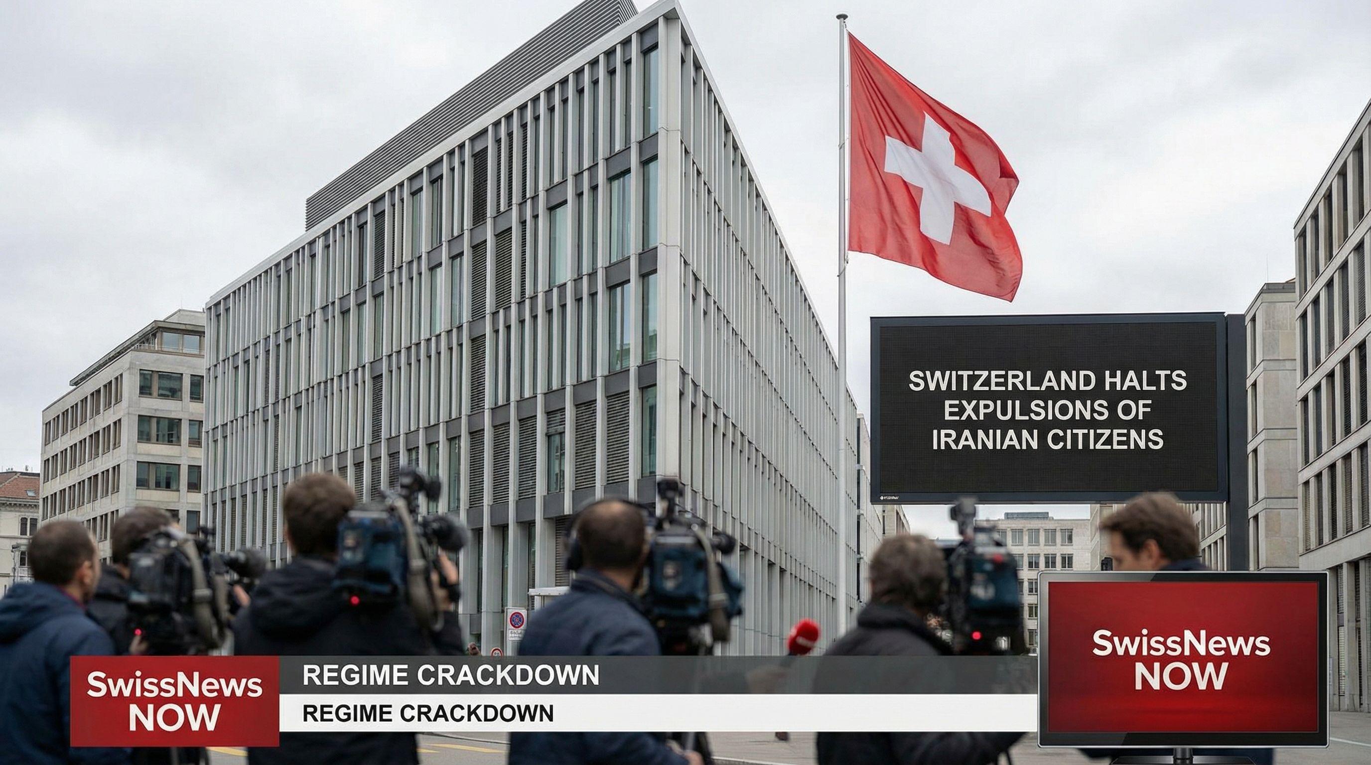 Switzerland Halts Expulsions of Iranian Citizens Amid Regime Crackdown