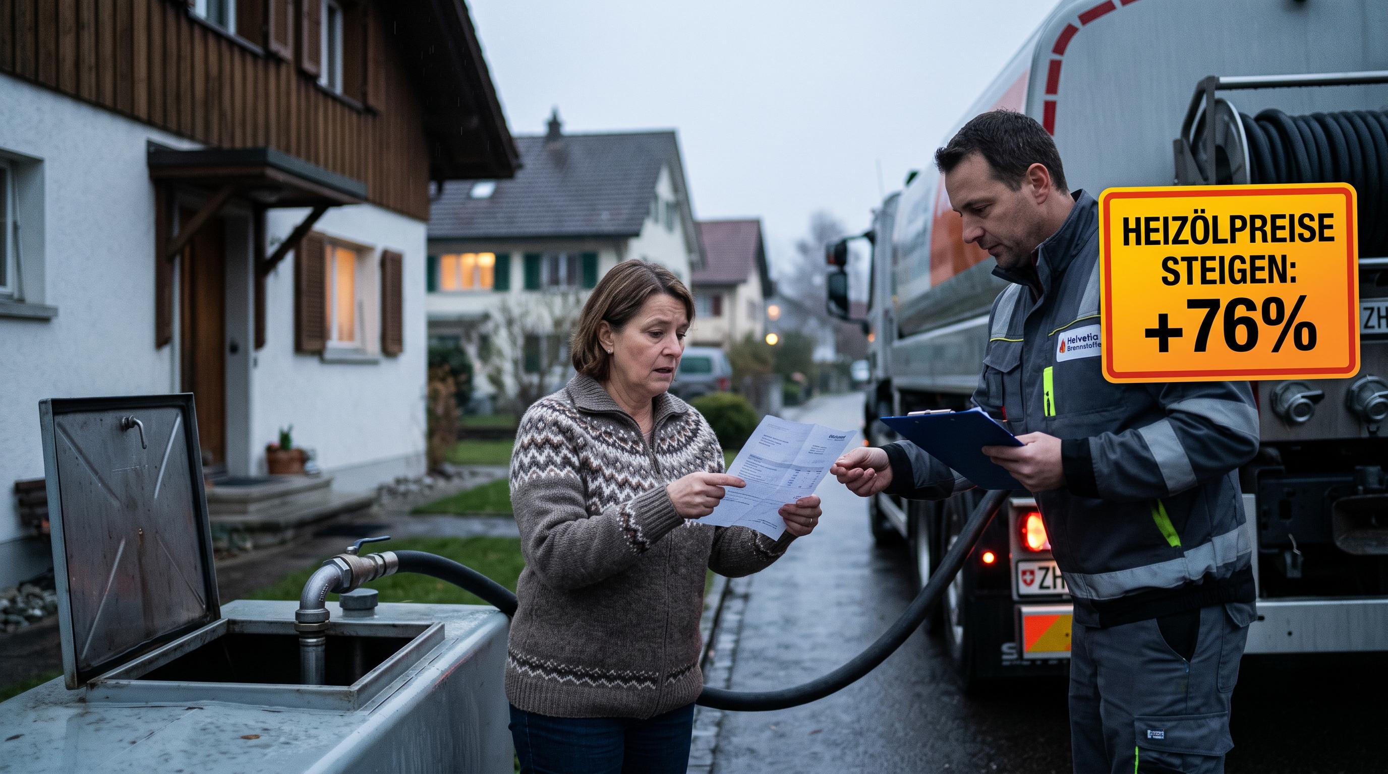 Surging oil prices threaten higher Swiss heating bills this winter