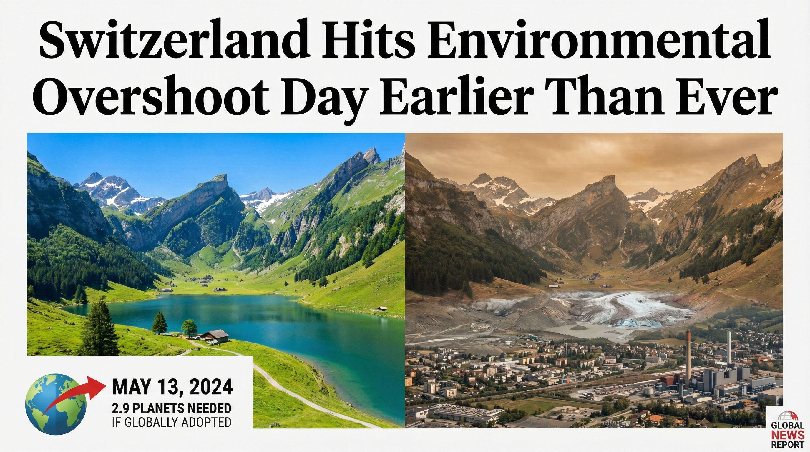 Switzerland Hits Environmental Overshoot Day Earlier Than Ever