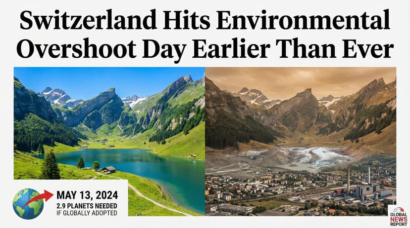 Switzerland Hits Environmental Overshoot Day Earlier Than Ever