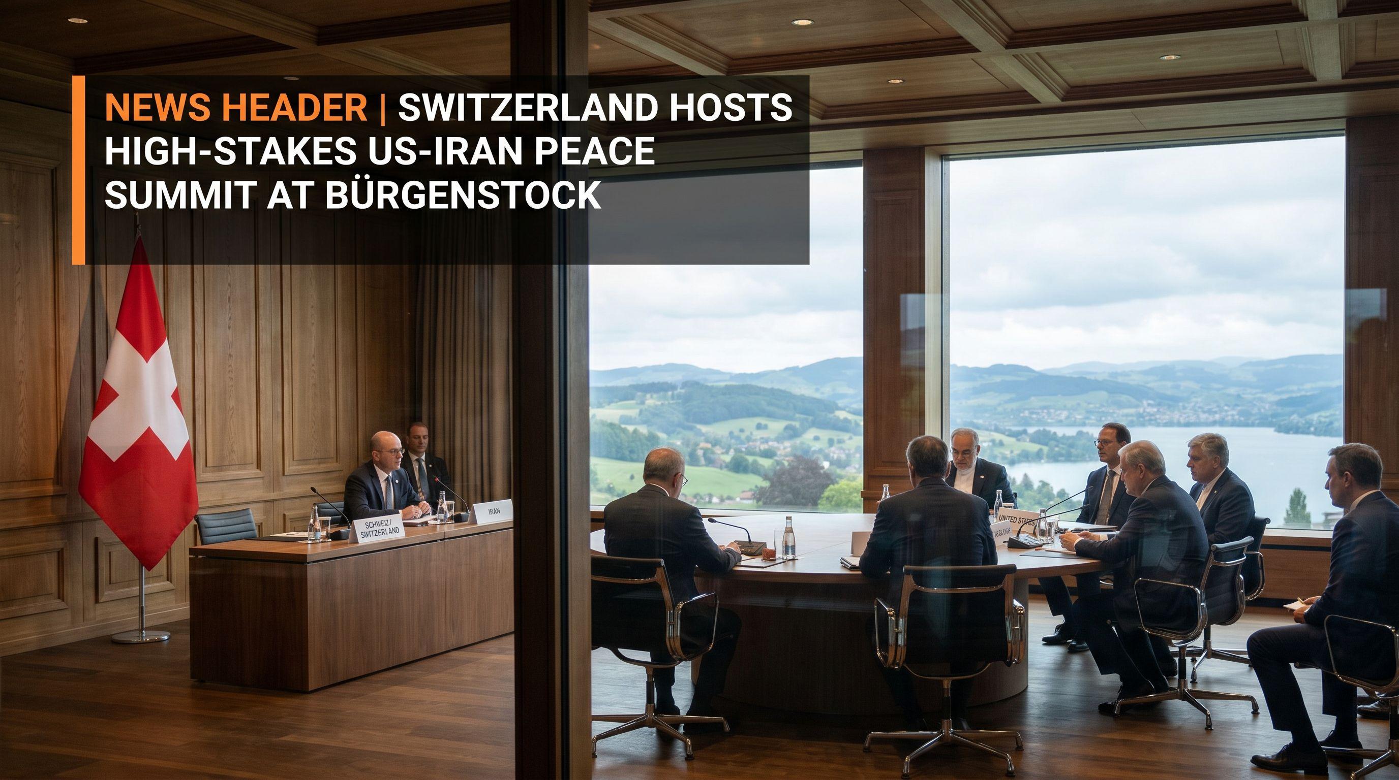 Switzerland Hosts High-Stakes US-Iran Peace Summit at Bürgenstock