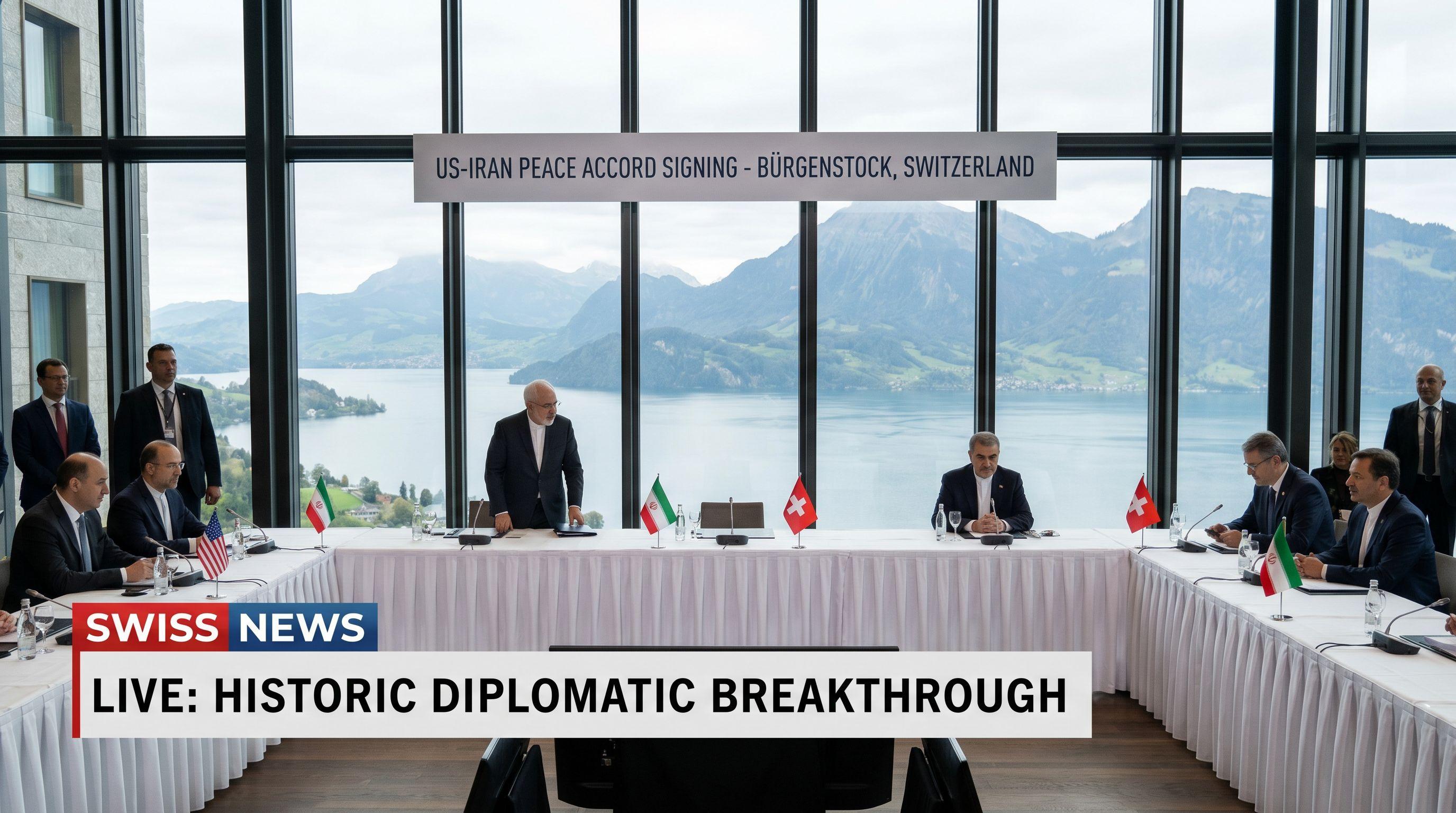 Switzerland to Host US-Iran Peace Accord Signing at Bürgenstock Resort