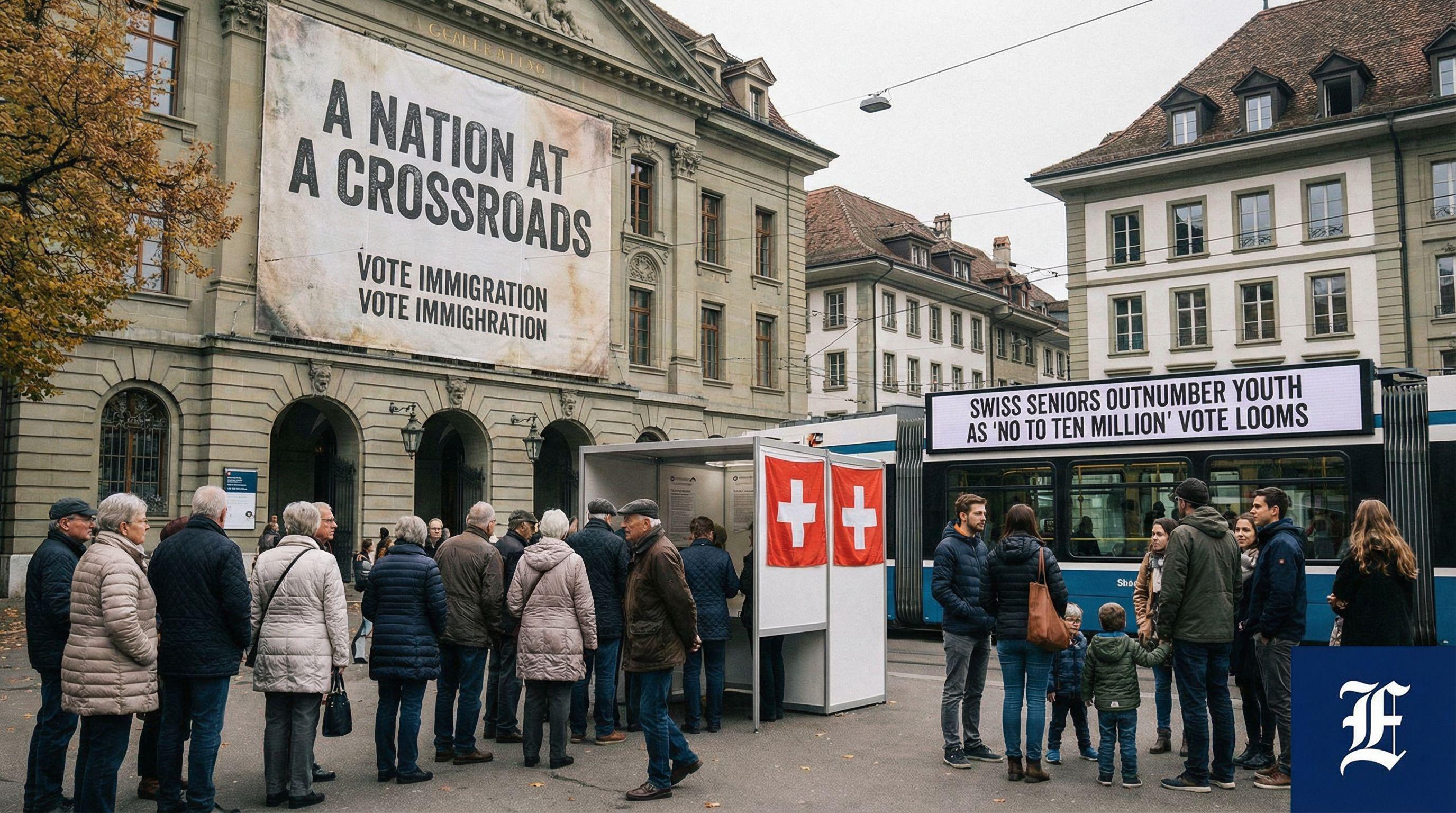 A Nation at a Crossroads: Immigration Vote Looms as Swiss Seniors Outnumber Youth for First Time