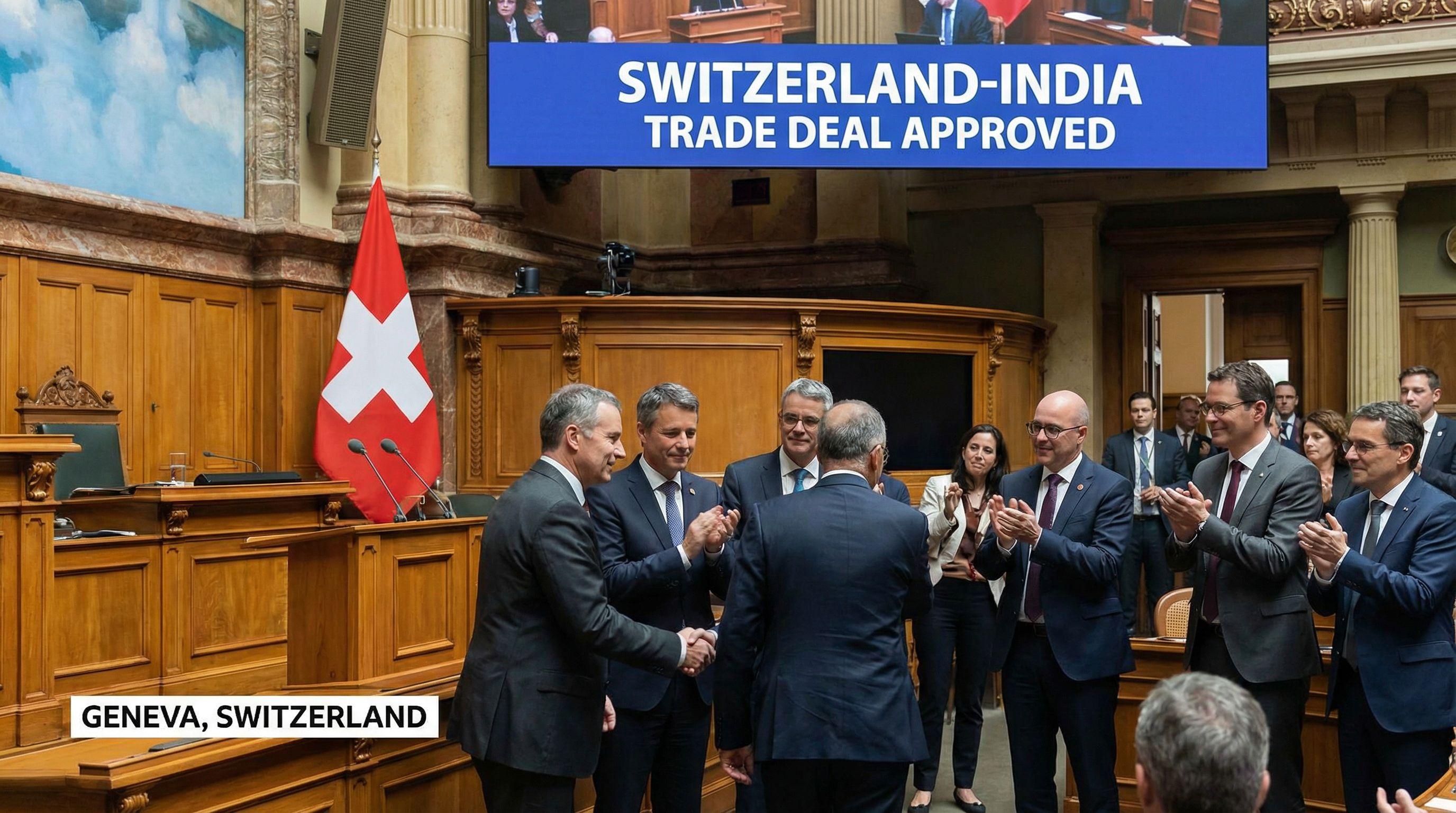 Switzerland-India Trade Deal Receives Parliamentary Approval