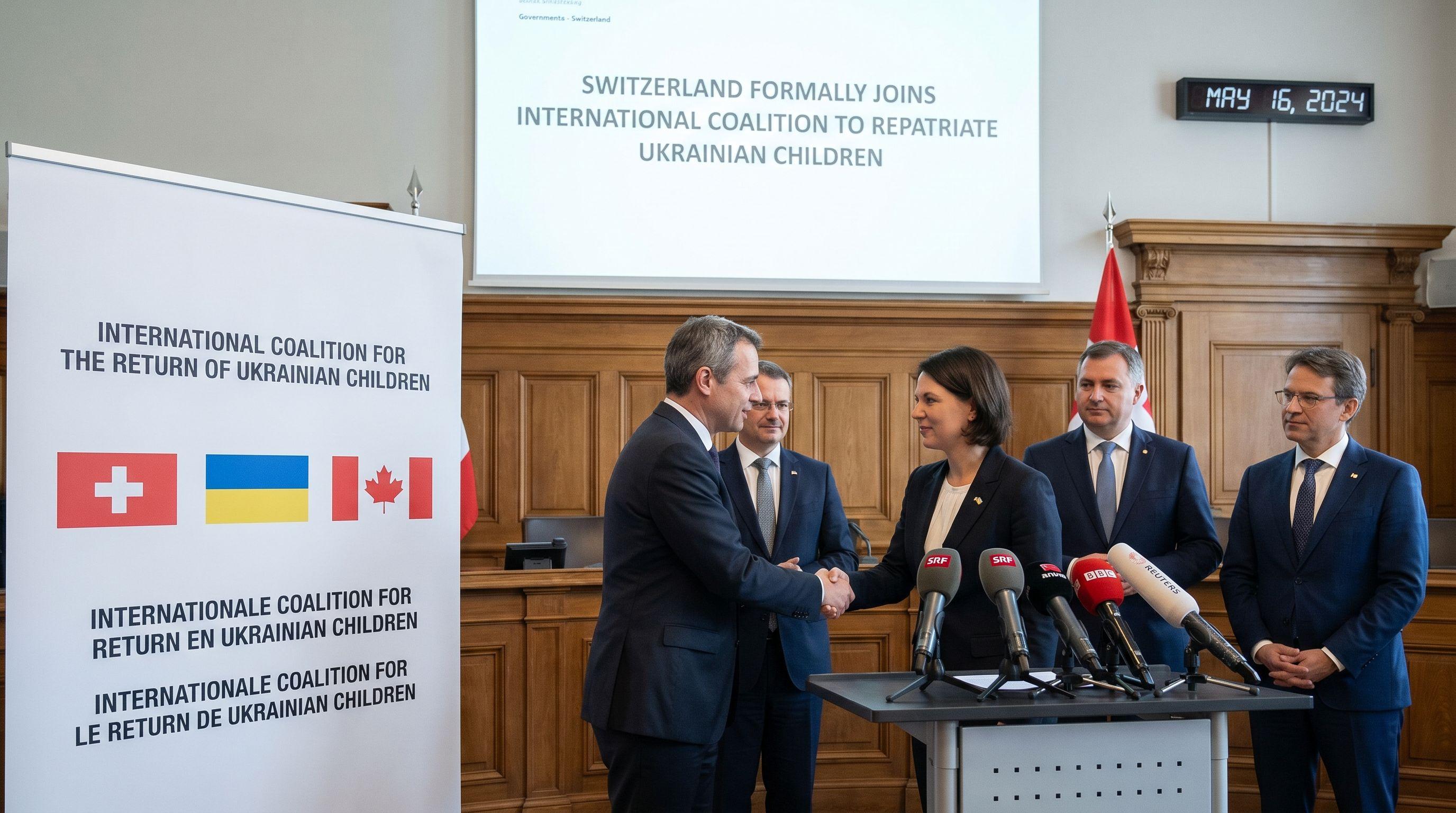 Switzerland Formally Joins International Coalition to Repatriate Ukrainian Children