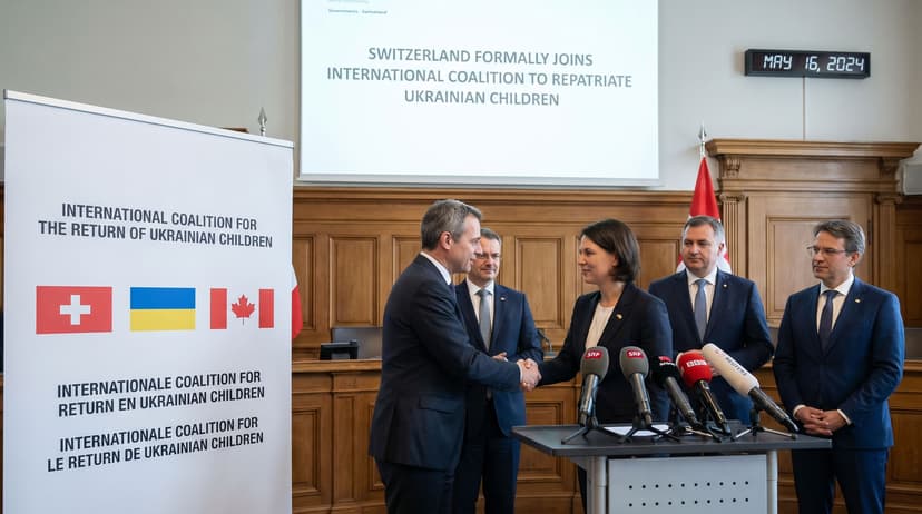 Switzerland Formally Joins International Coalition to Repatriate Ukrainian Children