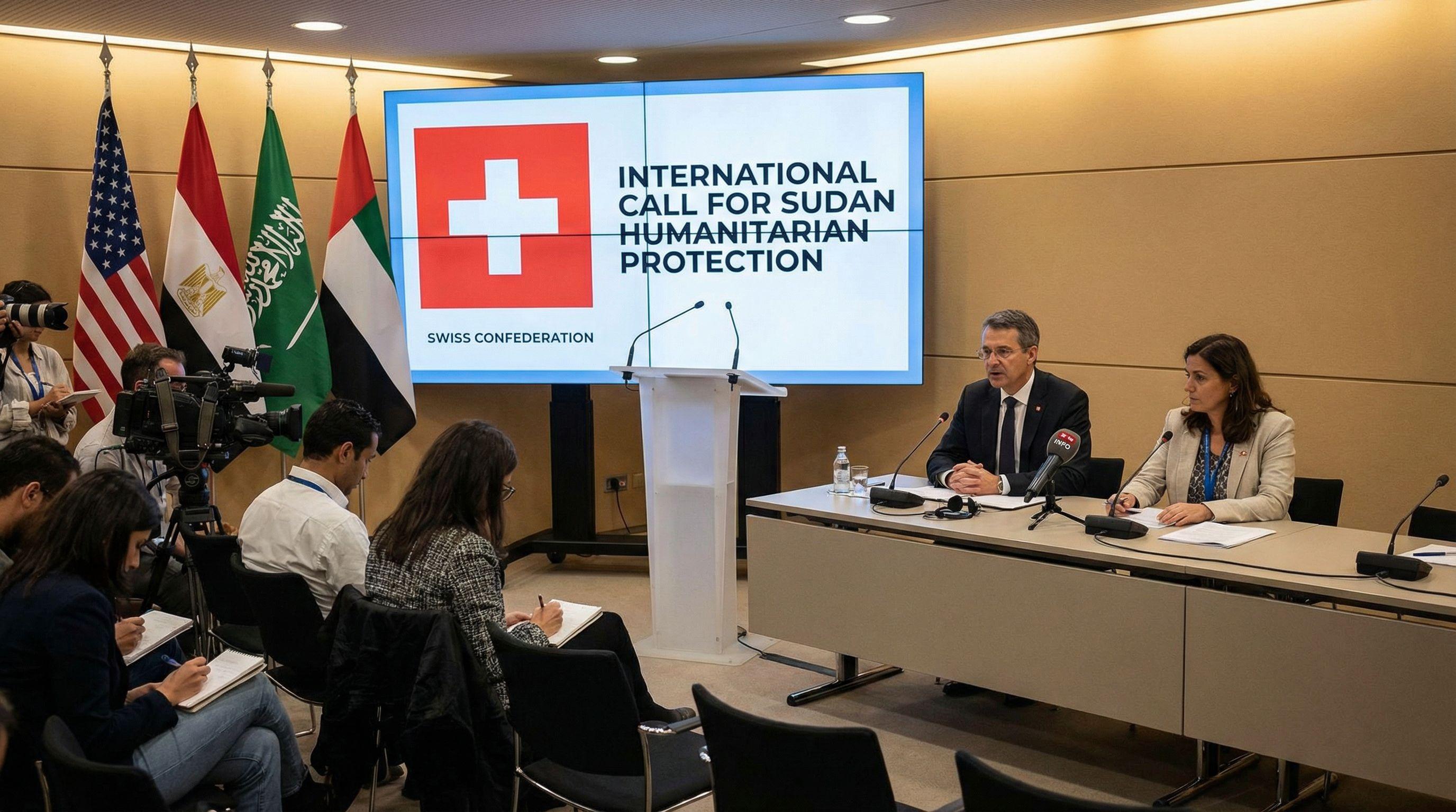 Switzerland joins international call for Sudan humanitarian protection