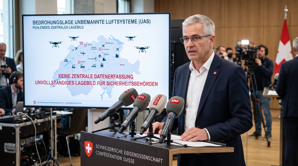 Swiss drone defence lacks a central picture of potential threats