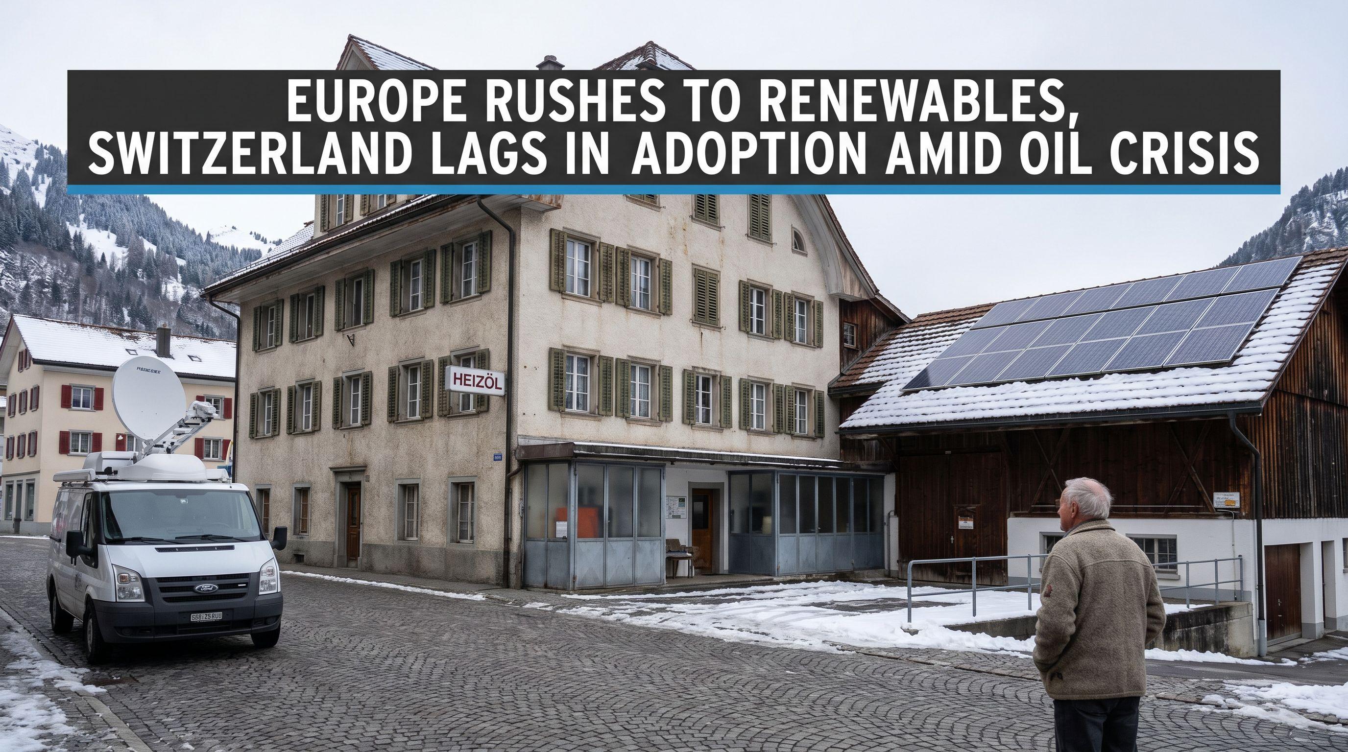 As Europe Rushes to Renewables, Switzerland Lags in Adoption Amid Oil Crisis