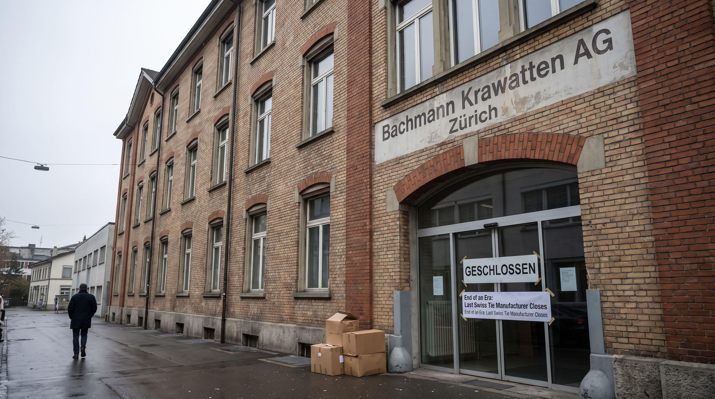 End of an Era: Switzerland's Last Tie Manufacturer Closes After 70 Years