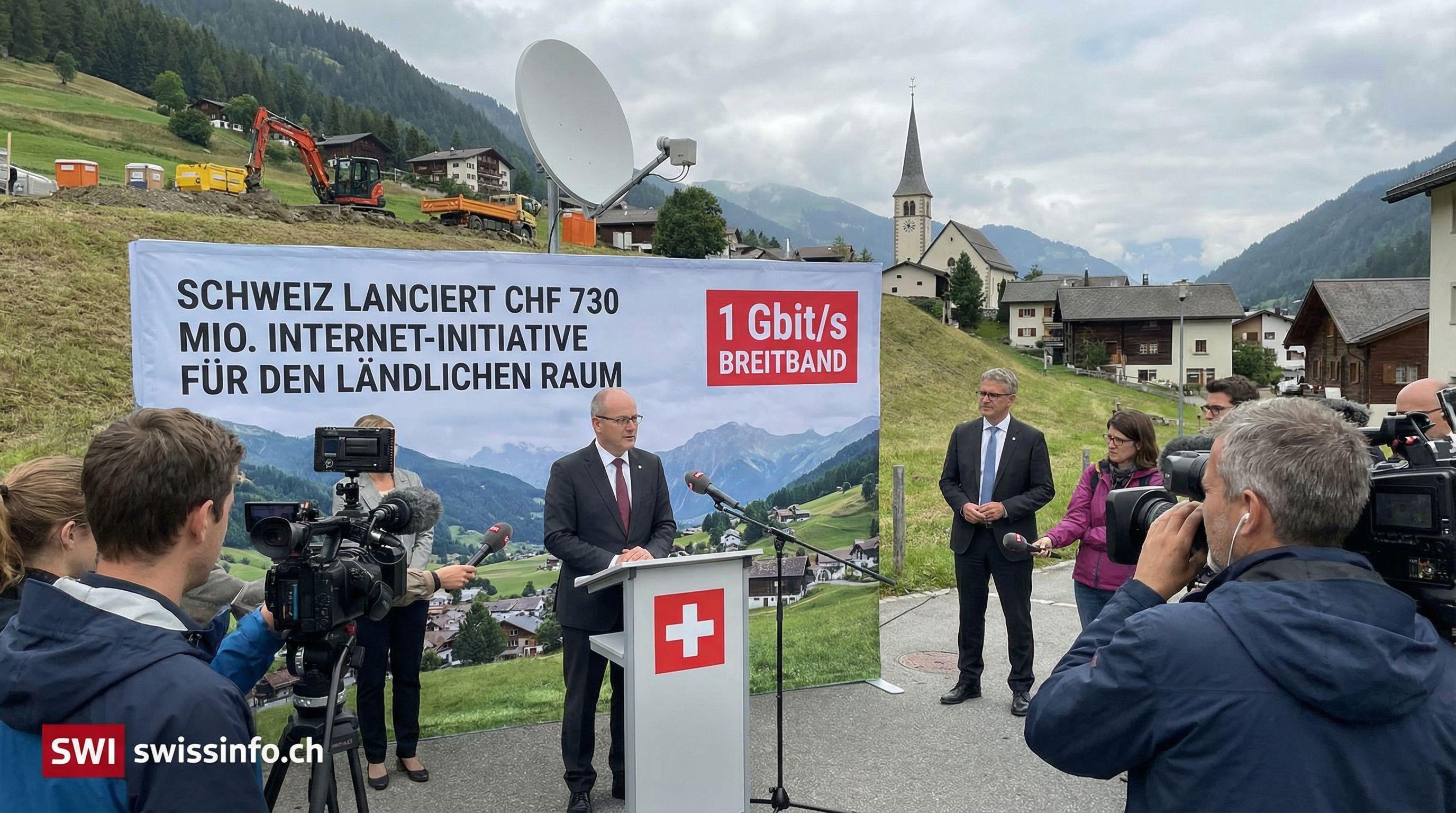 Switzerland Launches CHF730M Rural Internet Initiative