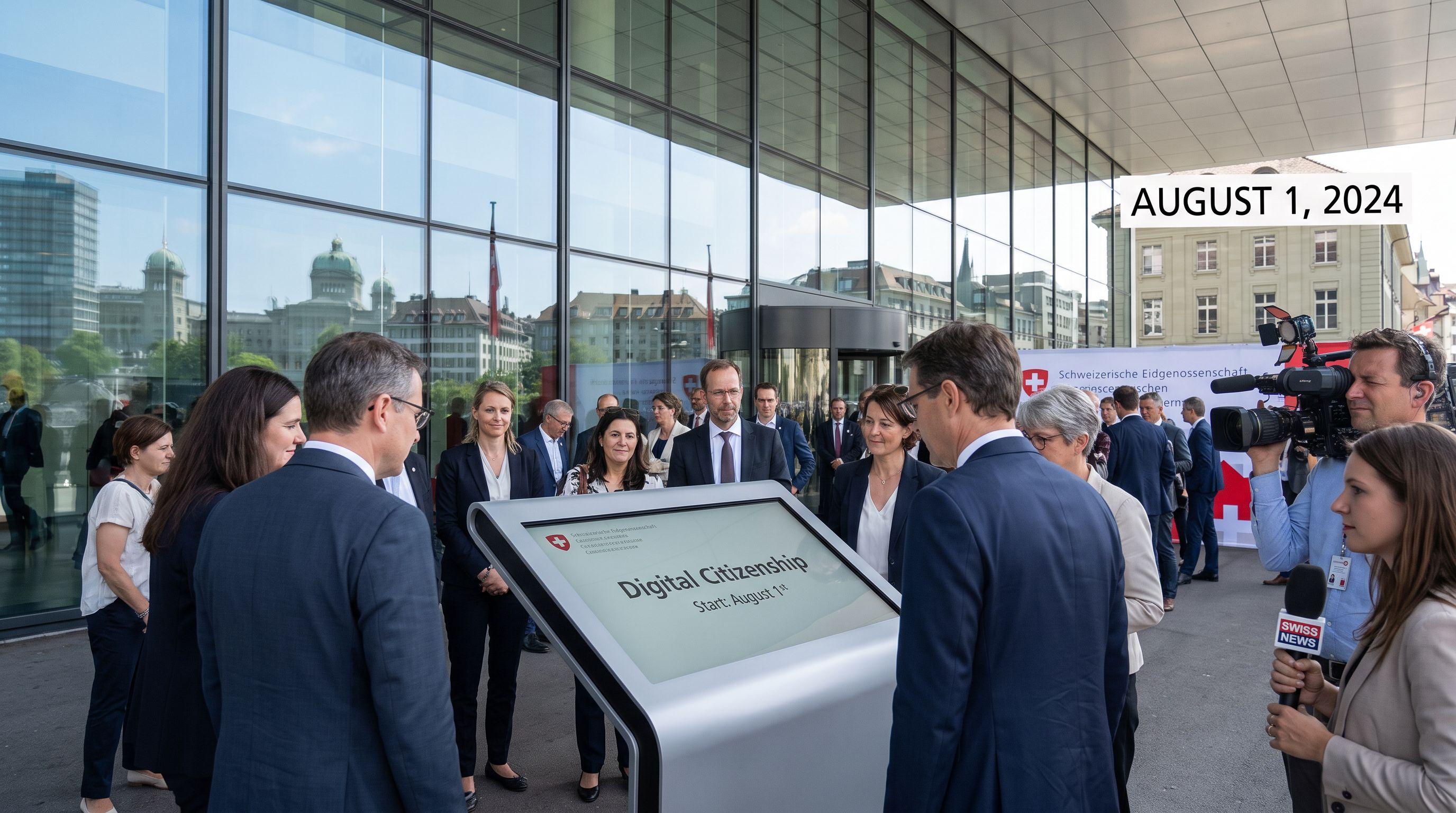 Digital Citizenship Applications to Launch in Switzerland This August