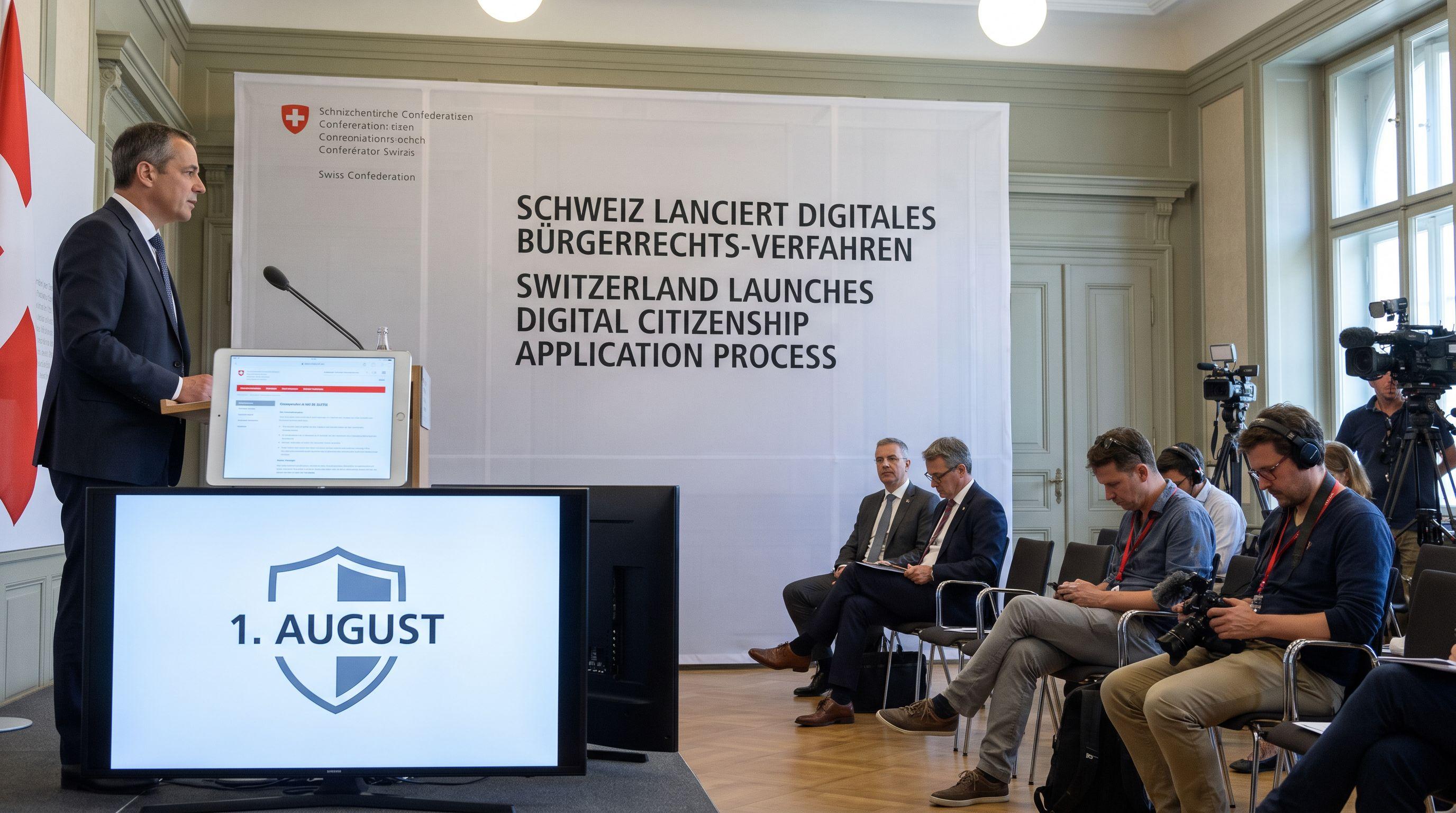 Switzerland to Launch Digital Citizenship Application Process