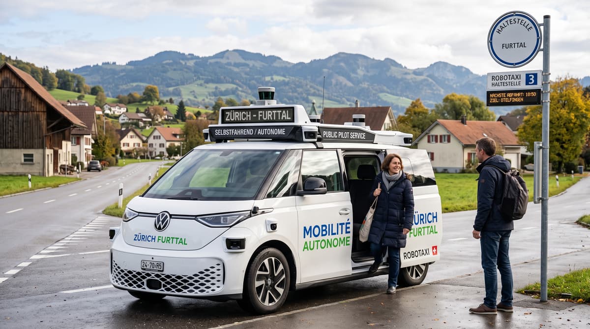Switzerland launches its first public robotaxi service