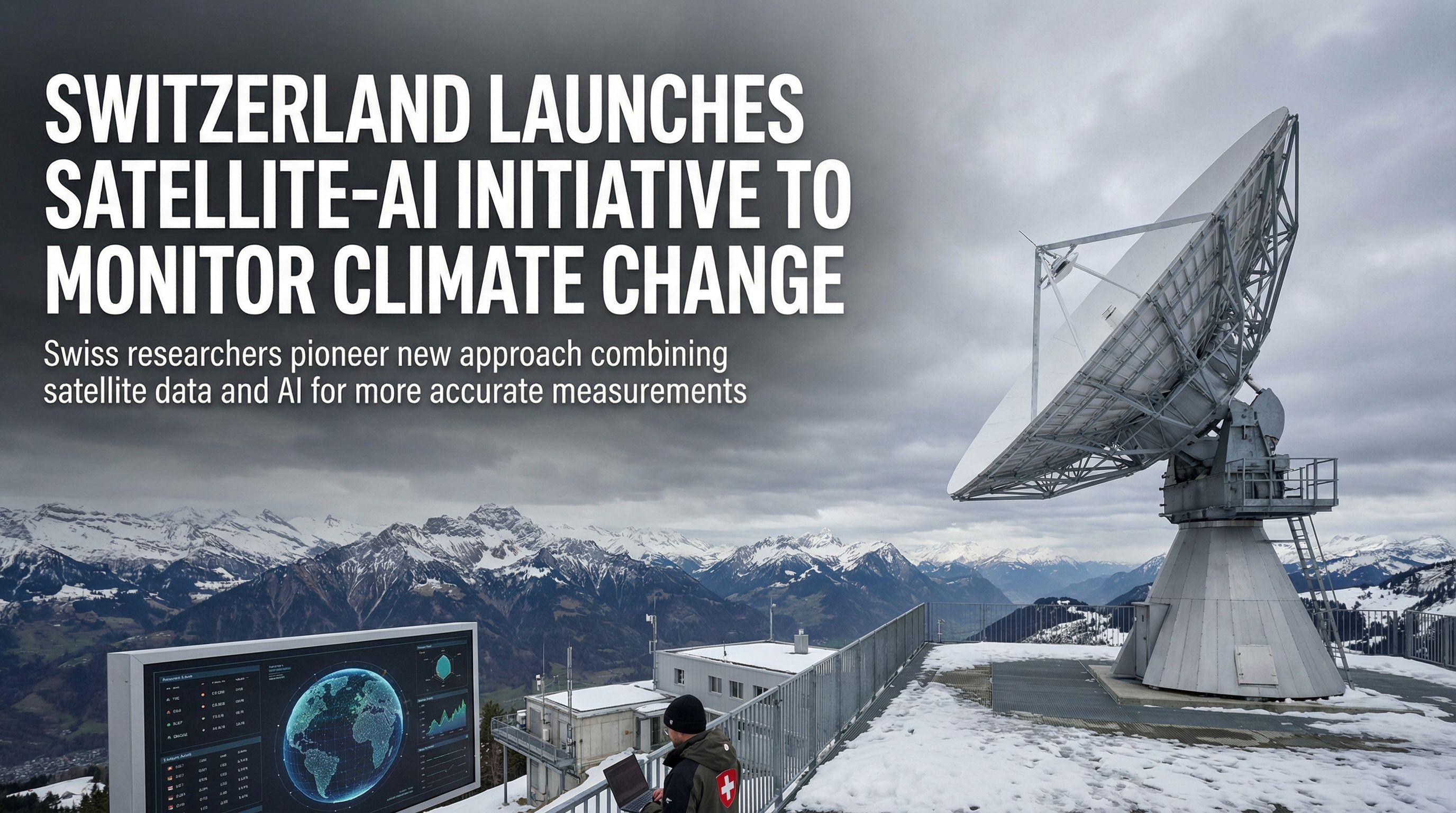 Switzerland Launches Satellite-AI Initiative to Monitor Climate Change