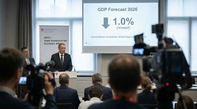 Switzerland Lowers 2026 Growth Forecast Citing Middle East Conflict