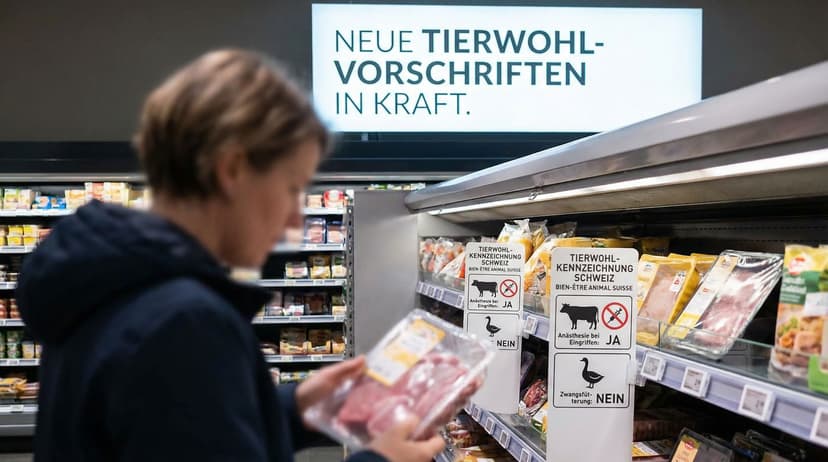 Switzerland Mandates Animal Welfare Labels on Food Products
