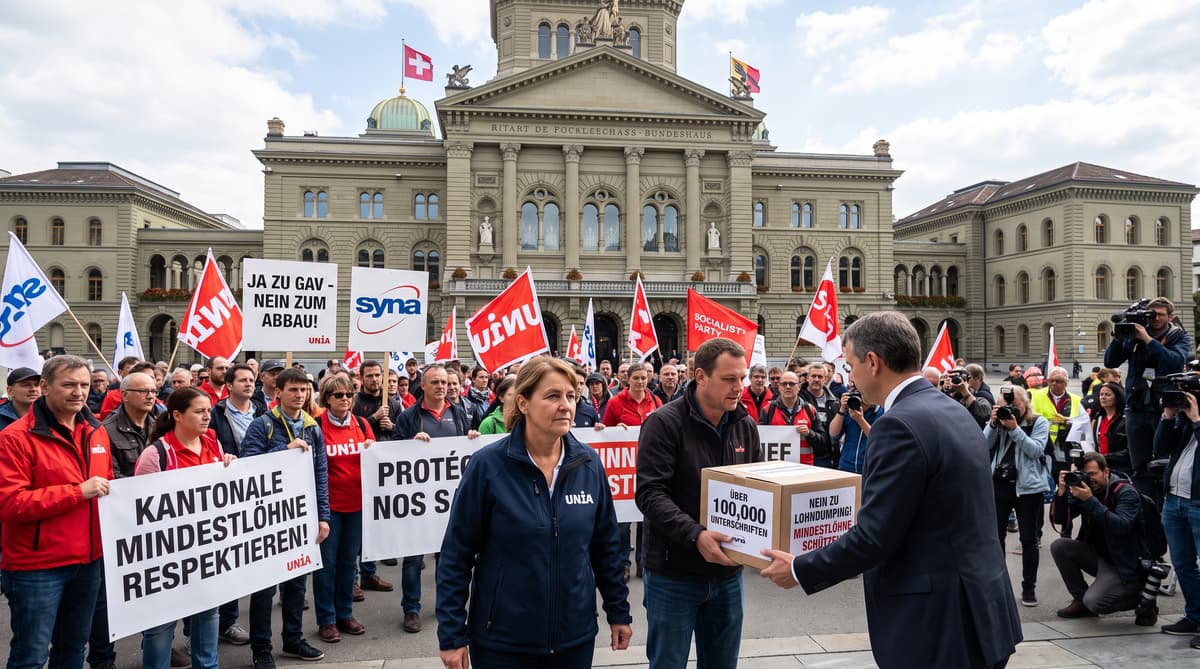 Swiss referendum campaign challenges federal priority over minimum wages