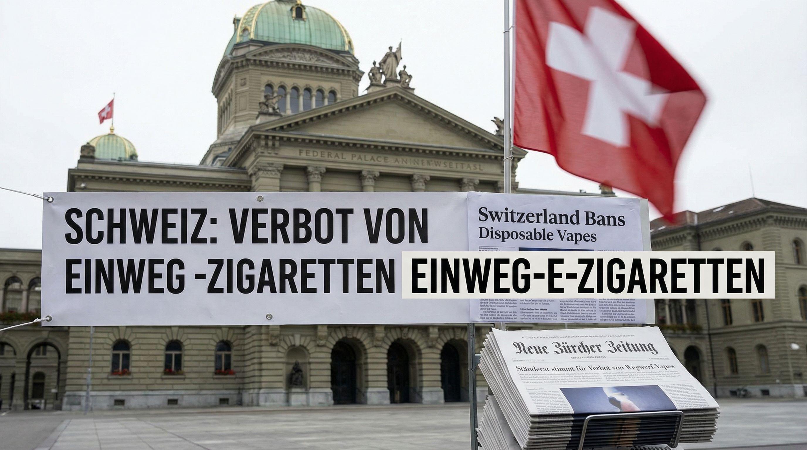 Switzerland Moves to Ban Single-Use E-Cigarettes