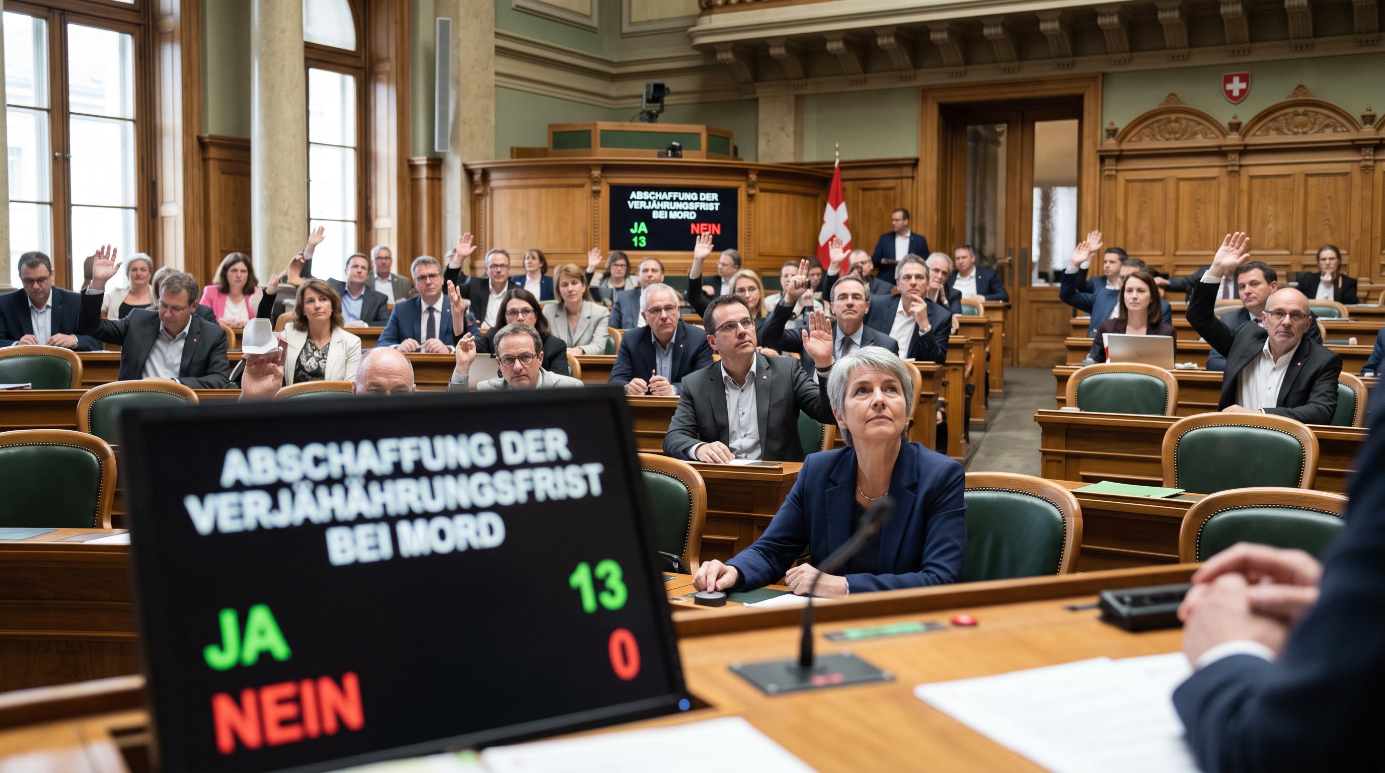 Swiss parliament moves to make murder prosecutable without time limit