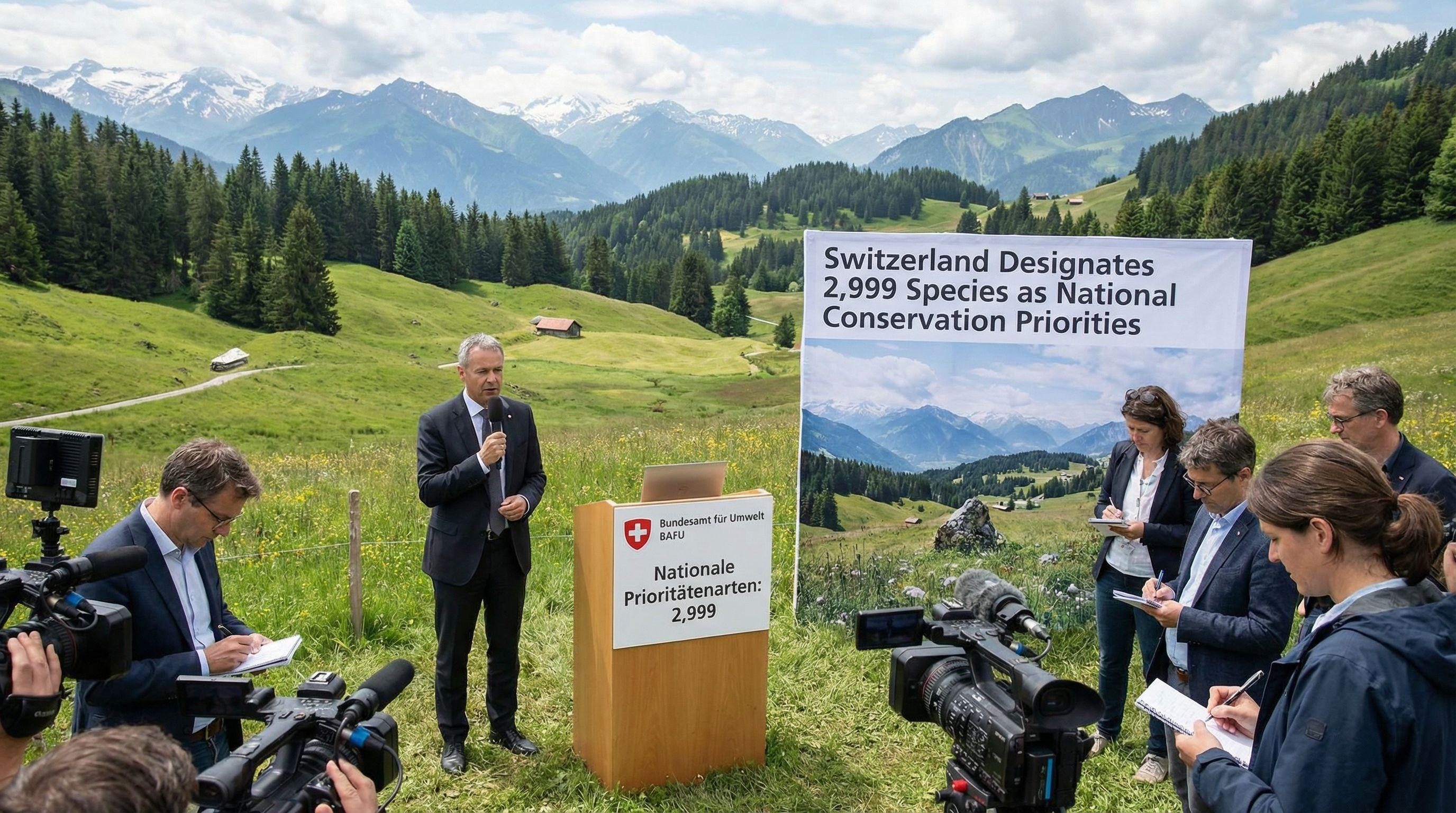 Switzerland Designates 2,999 Species as National Conservation Priorities