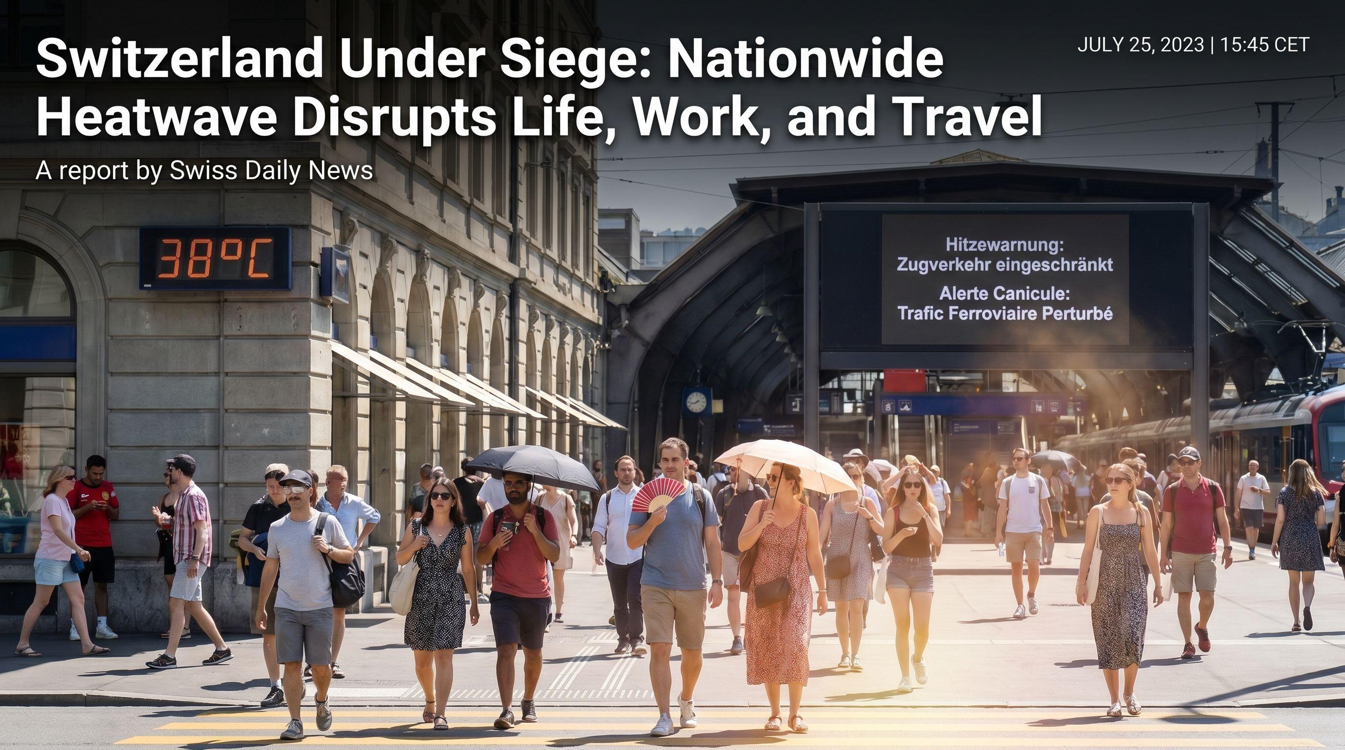 Switzerland Under Siege: Nationwide Heatwave Disrupts Life, Work, and Travel