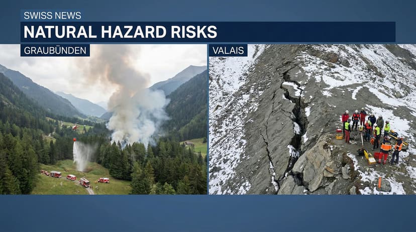 Swiss Authorities on Alert as Mountain Fissure and Forest Fire Highlight Natural Hazard Risks